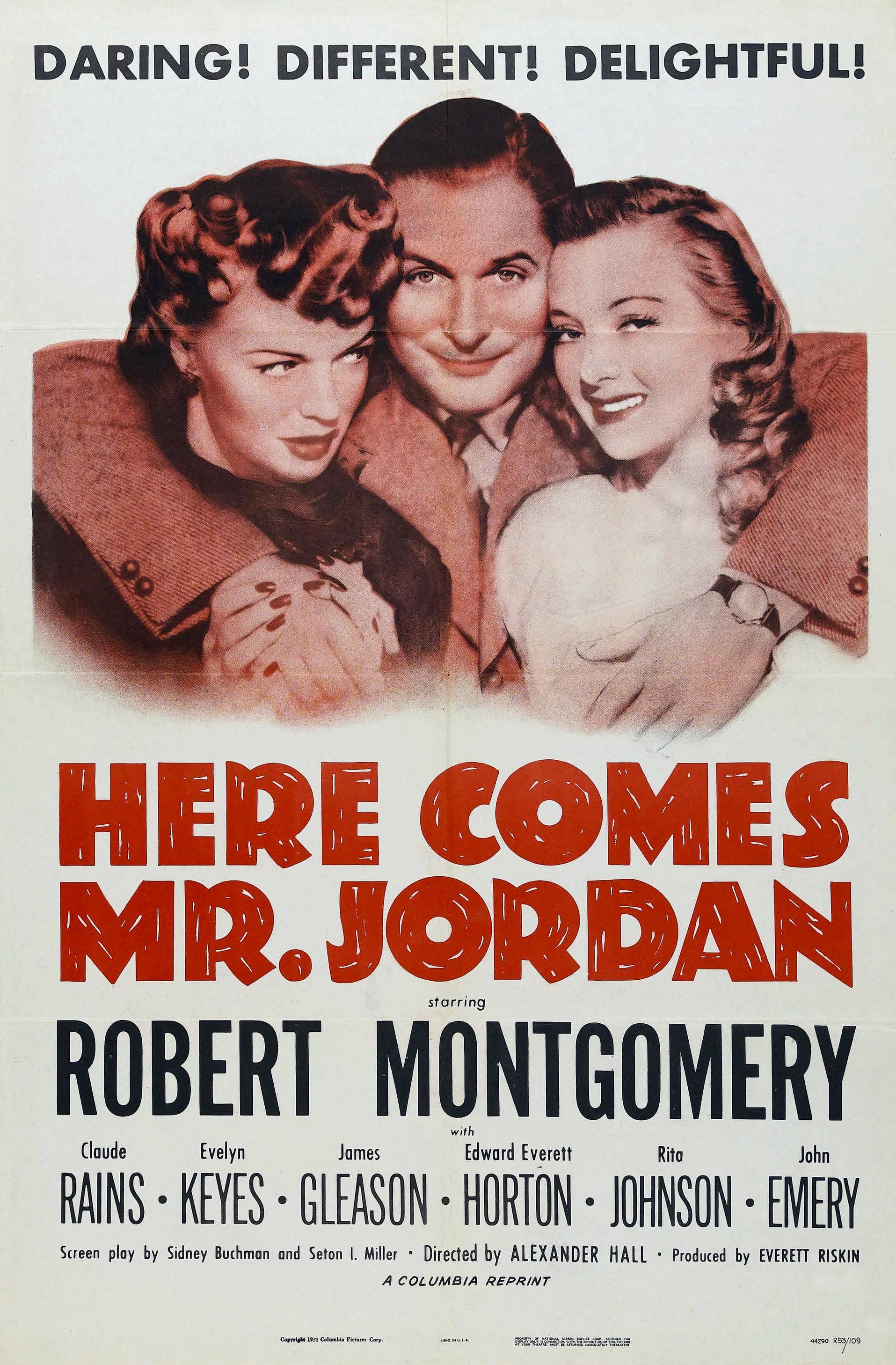 Постер фильма А вот и мистер Джордан | Here Comes Mr. Jordan