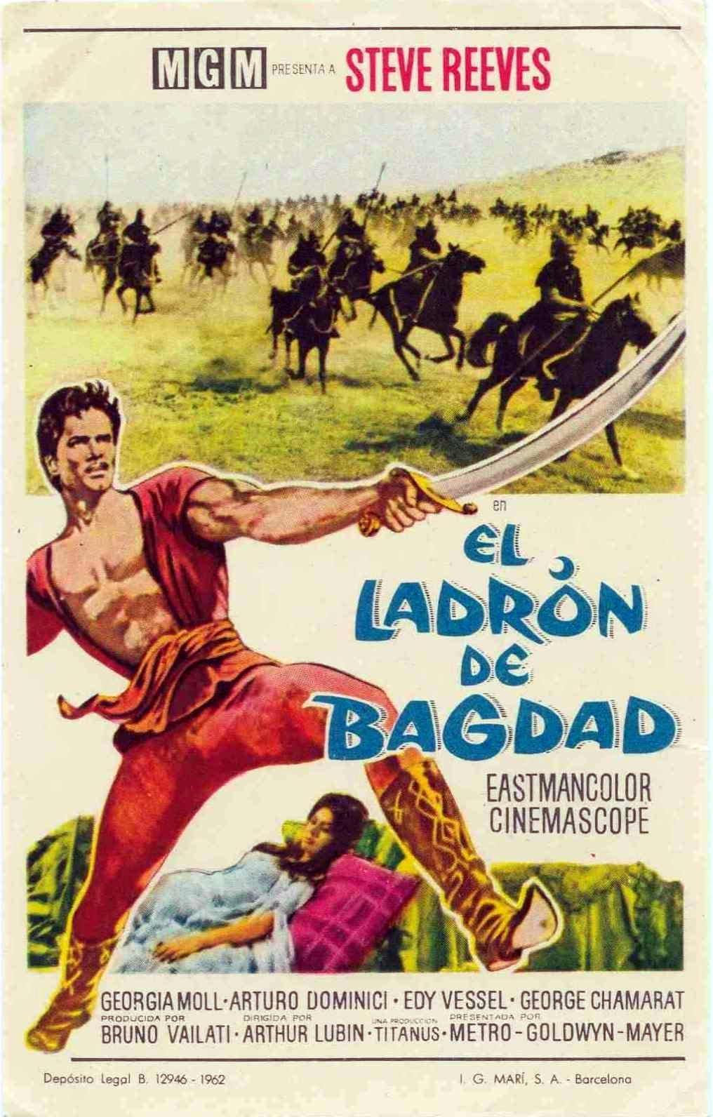 Постер фильма ladro di Bagdad