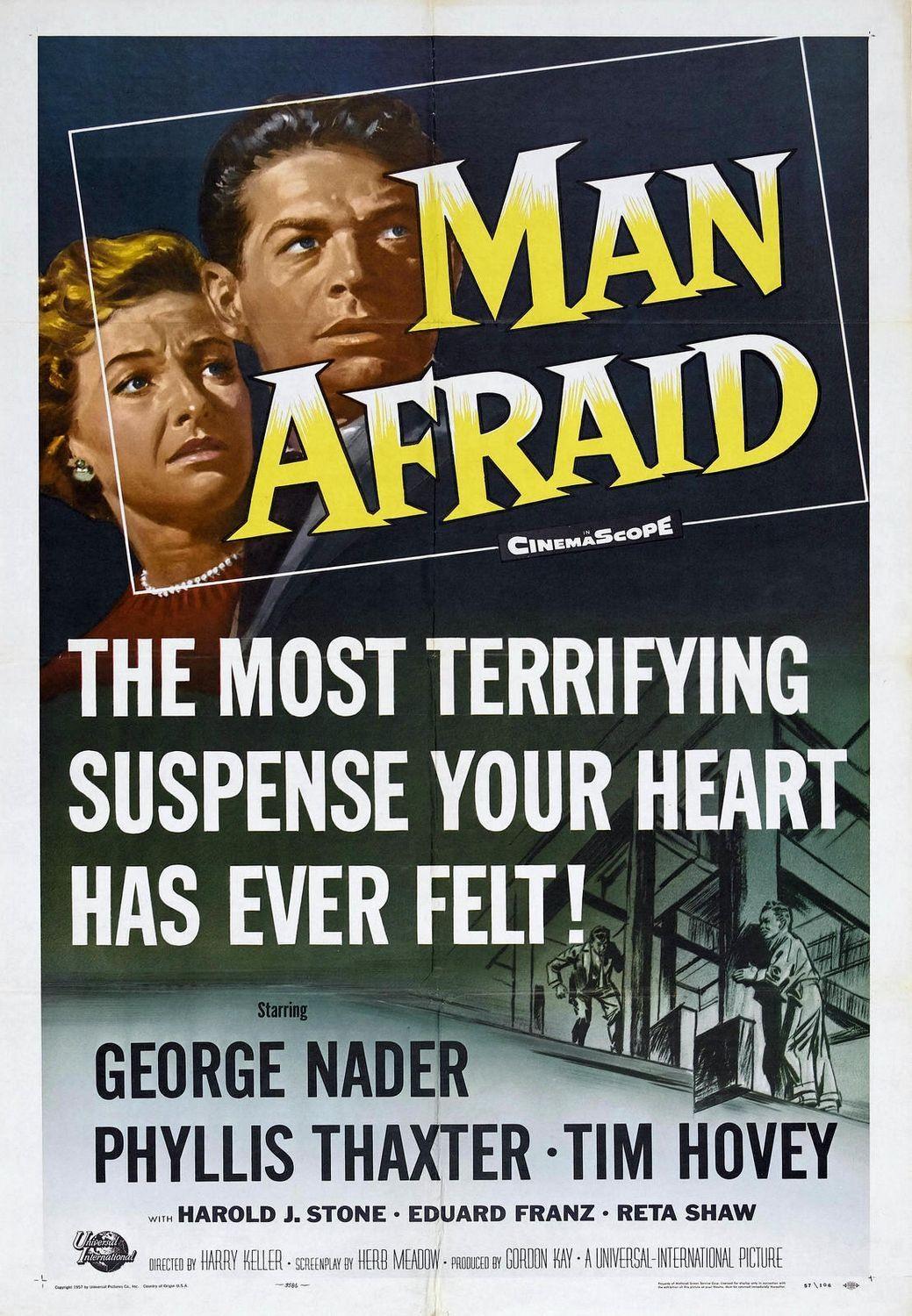 Постер фильма Man Afraid