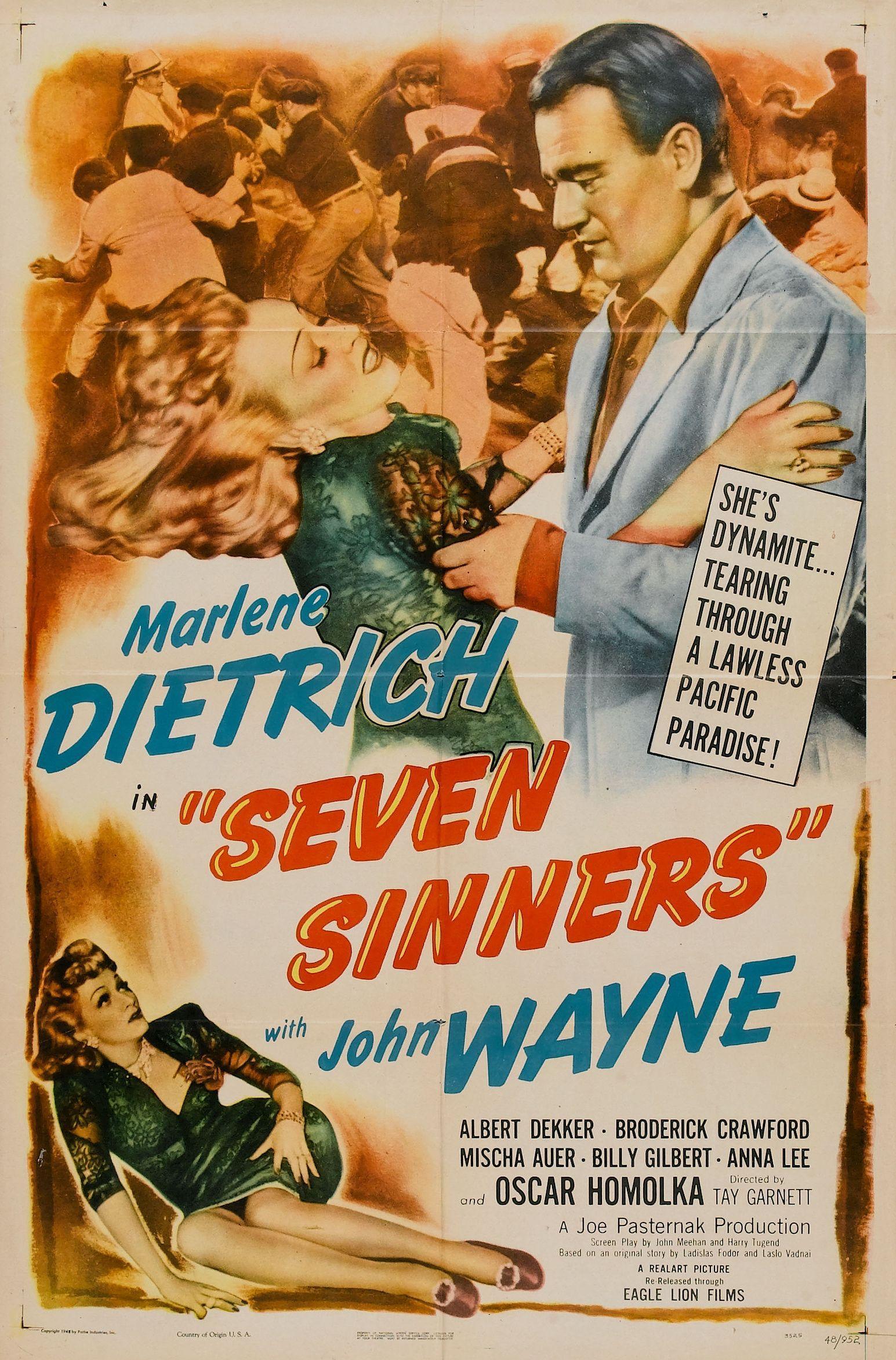 Постер #40939 для фильма Семь грешников Seven Sinners KINOMA