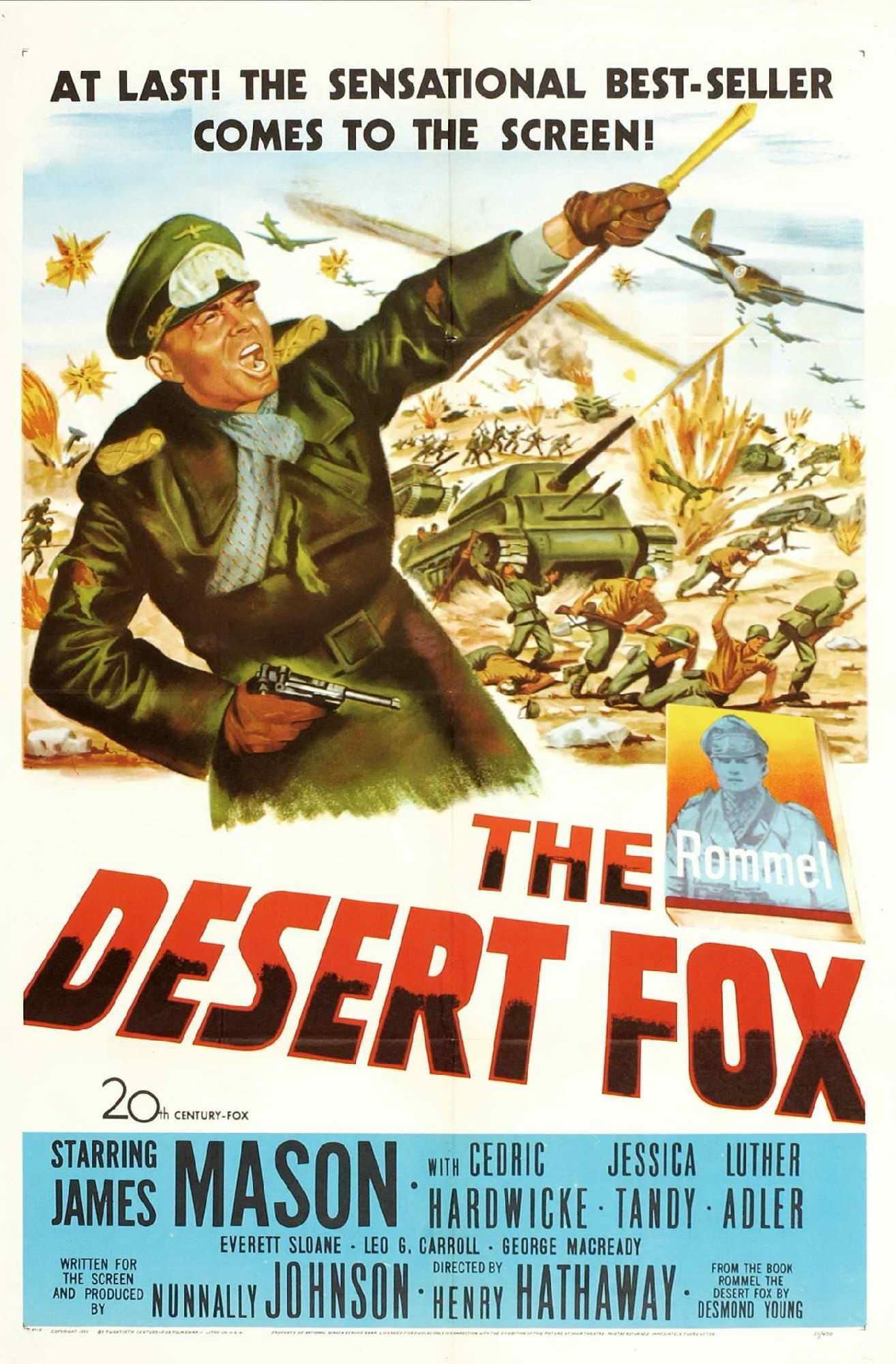 Постер фильма Лис пустыни | Desert Fox: The Story of Rommel