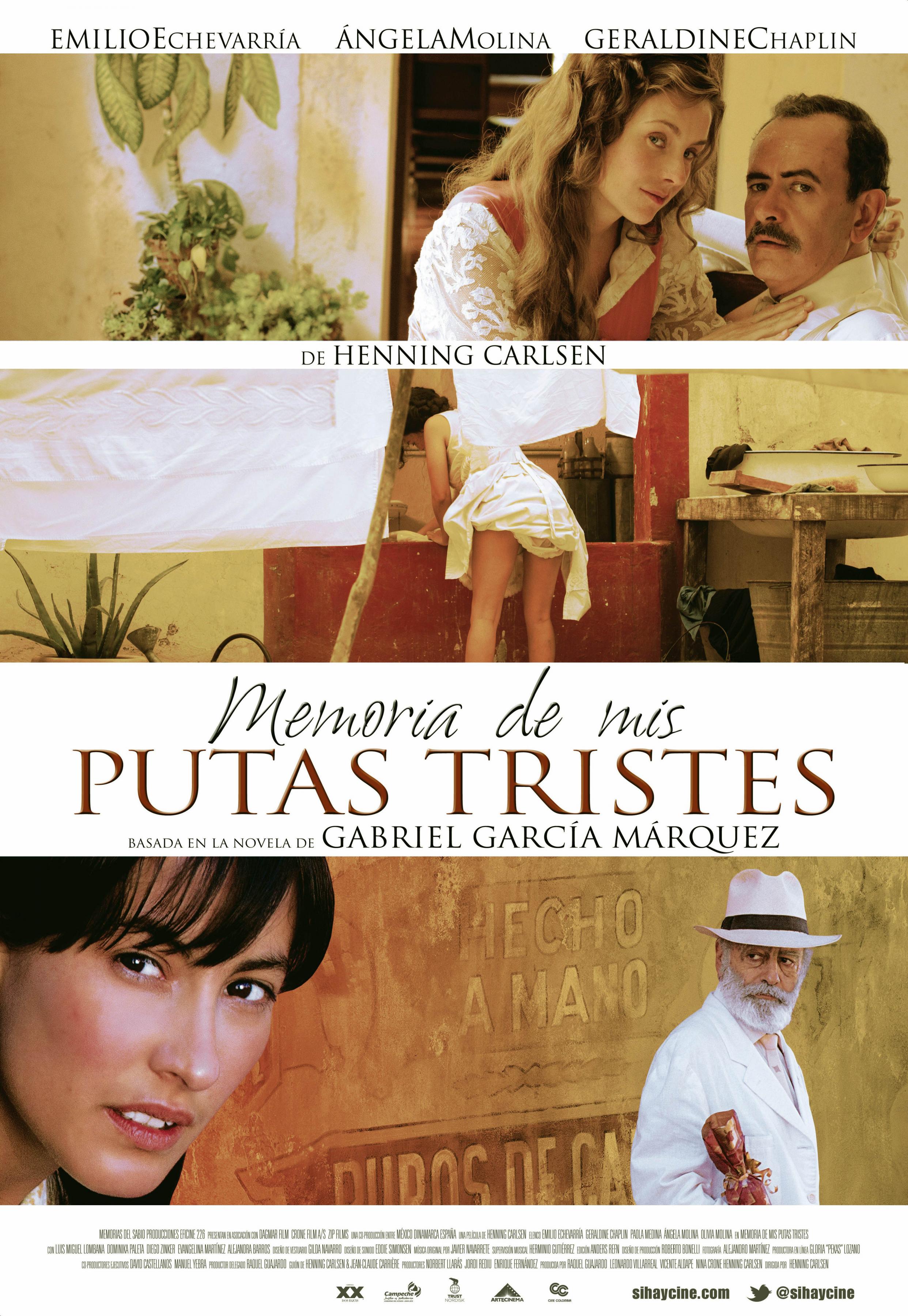 Постер фильма Вспоминая моих печальных шлюх | Memoria de mis putas tristes