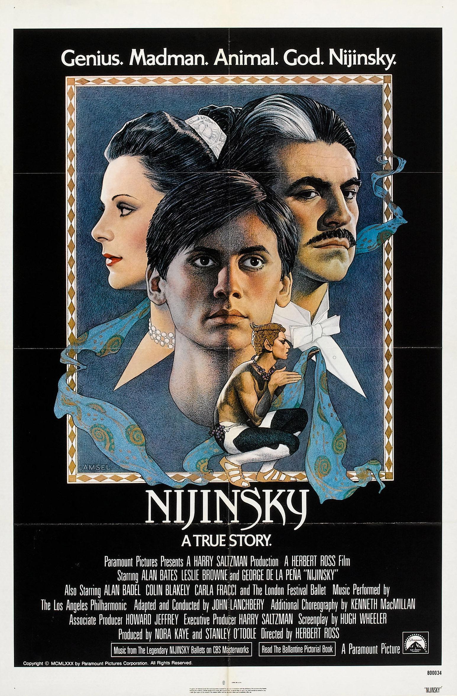 Постер фильма Нижинский | Nijinsky