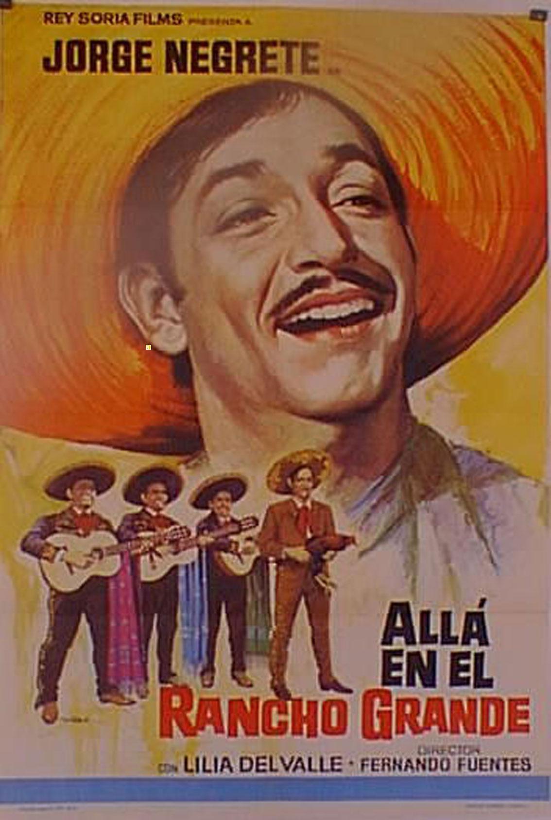 Постер фильма Allá en el Rancho Grande