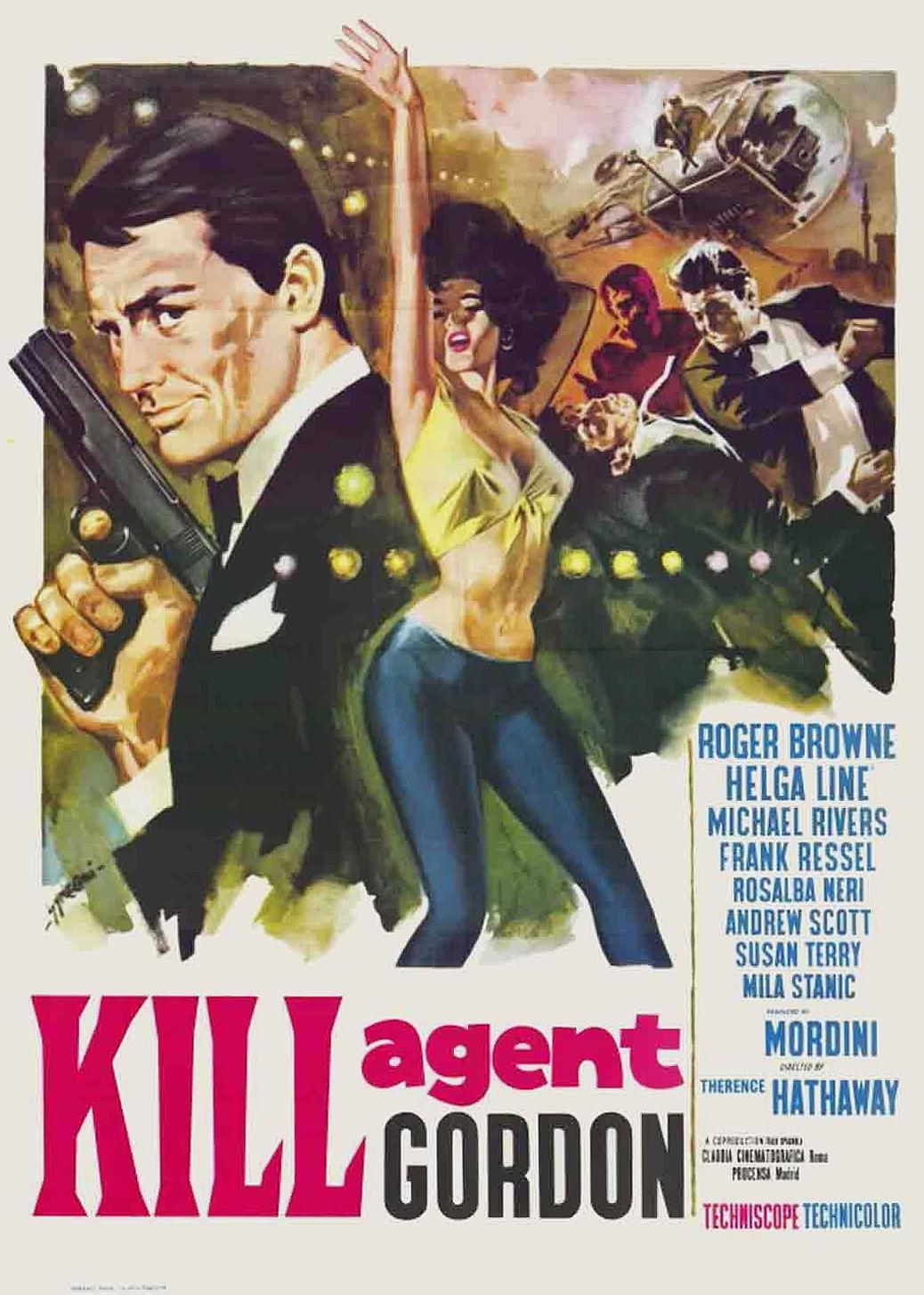 Постер фильма Password: Uccidete agente Gordon