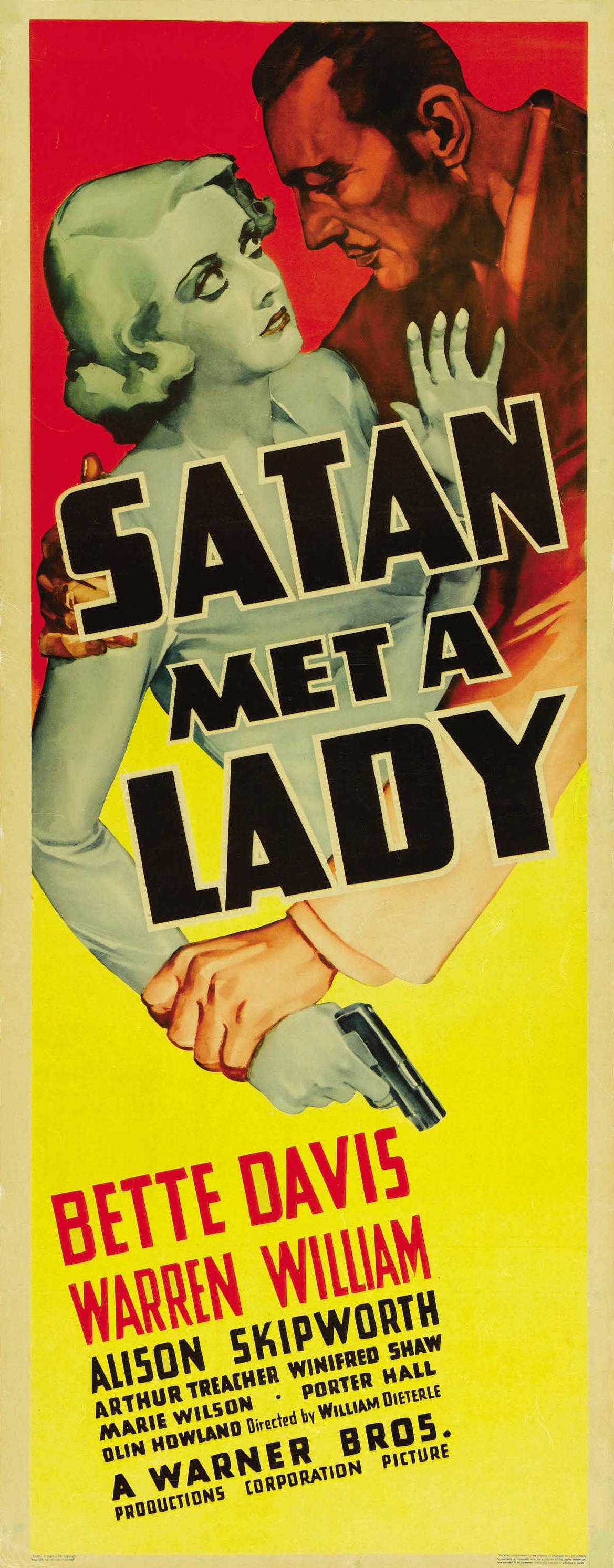 Постер фильма Satan Met a Lady