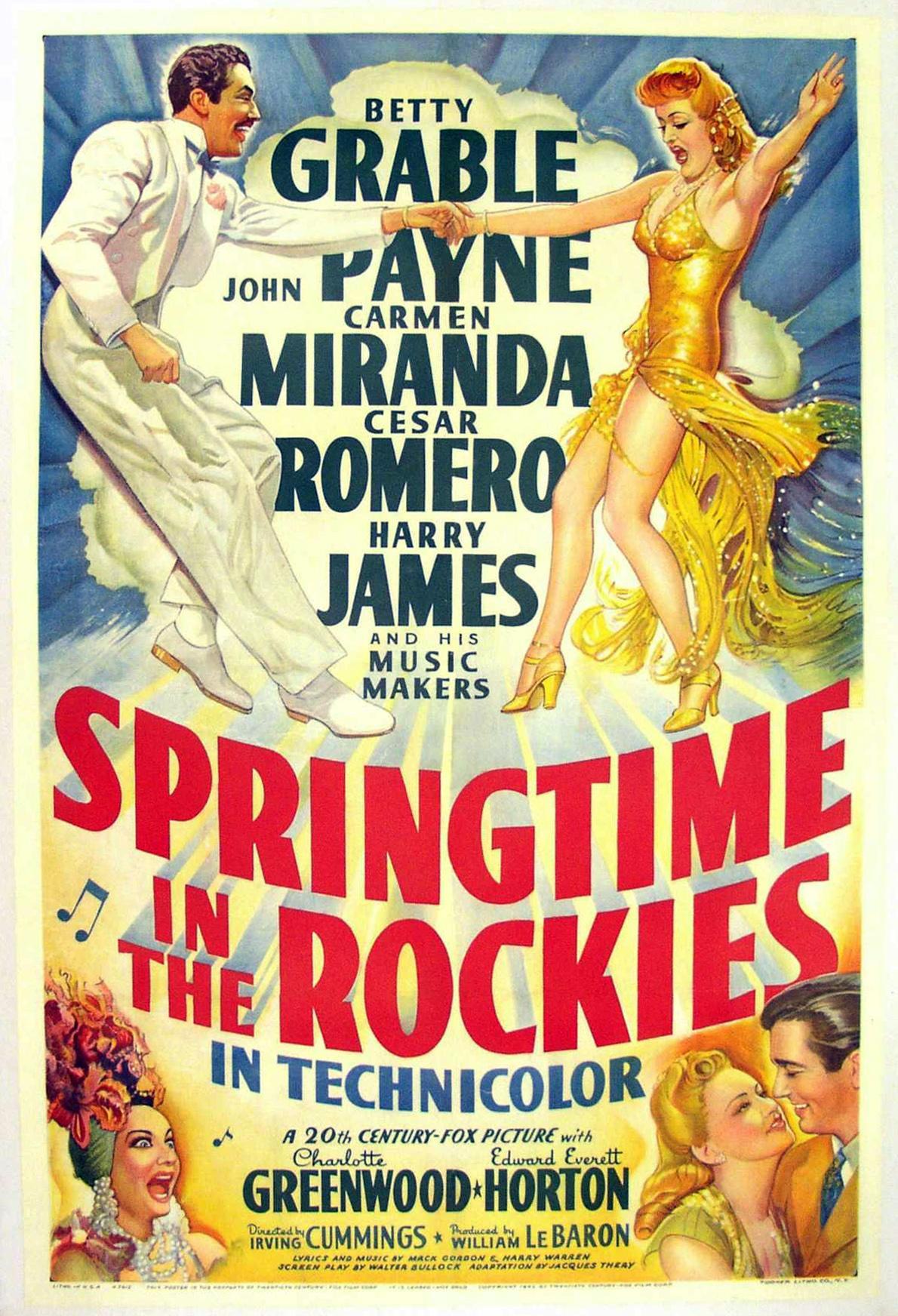 Постер фильма Springtime in the Rockies