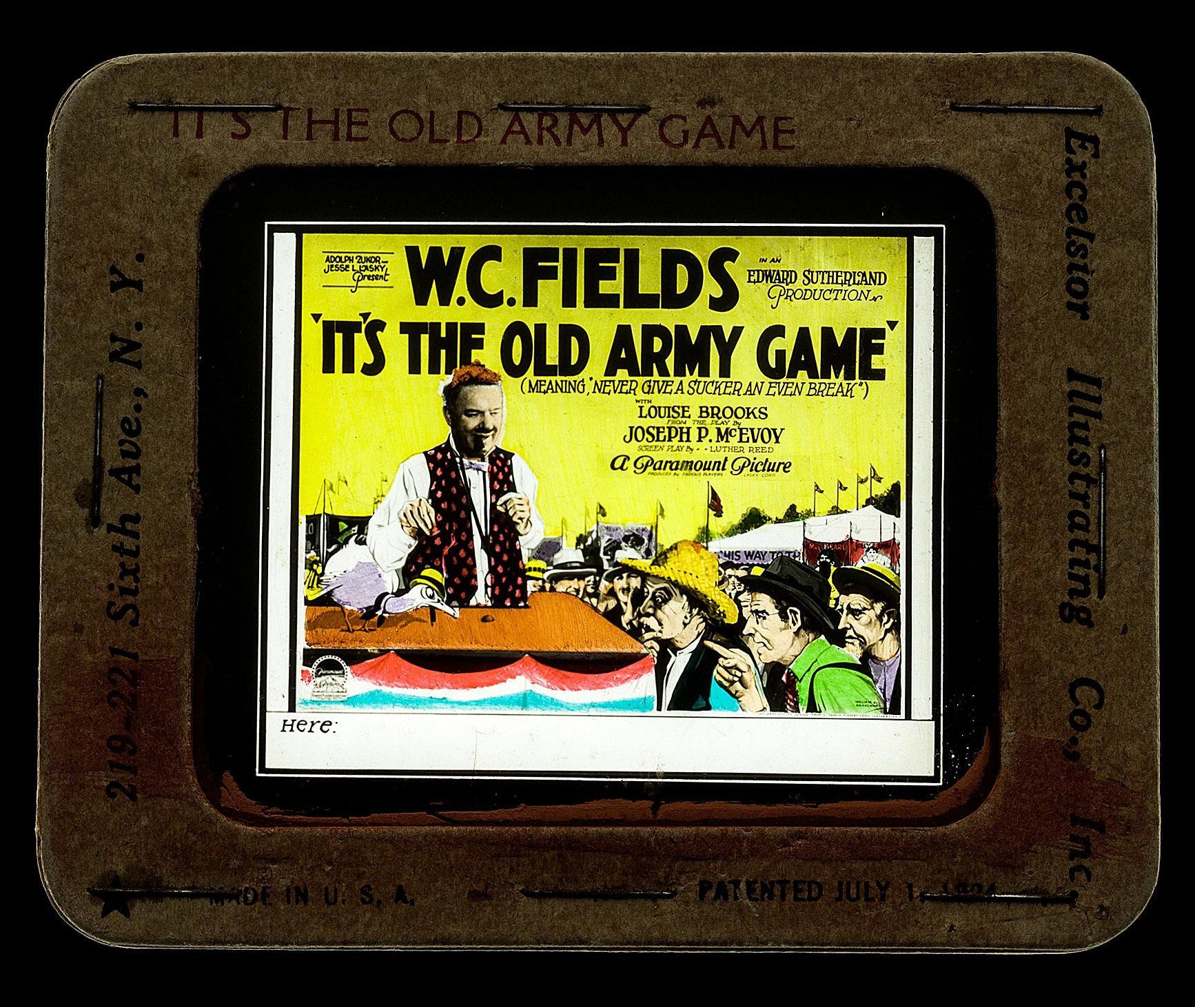 Постер фильма It's the Old Army Game