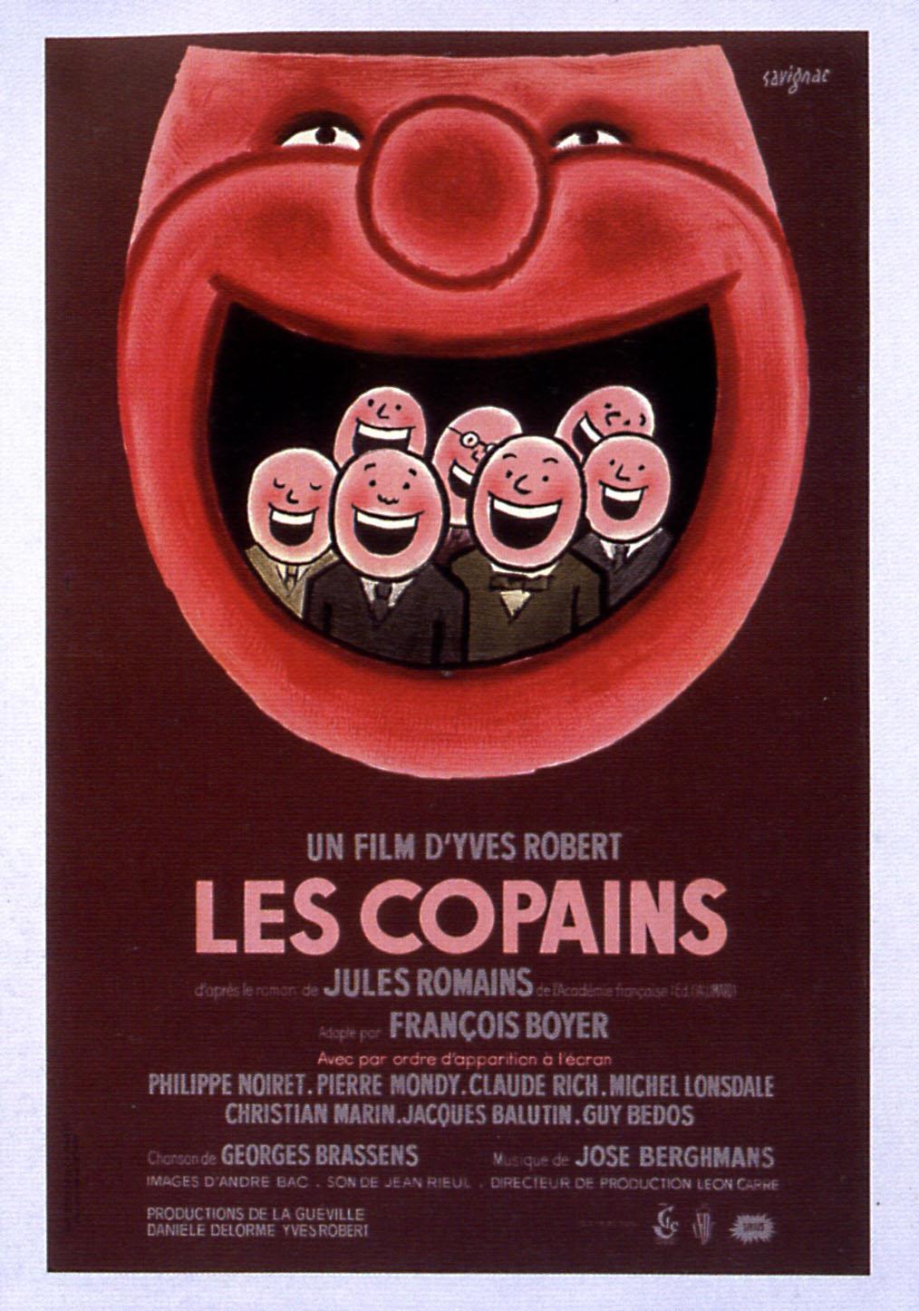 Постер фильма Les copains