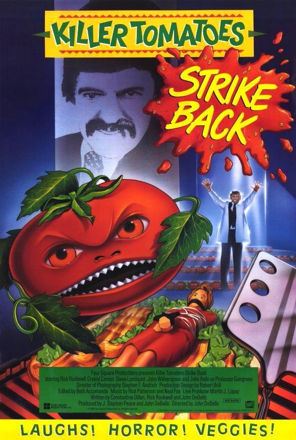 Постер фильма Killer Tomatoes Strike Back!