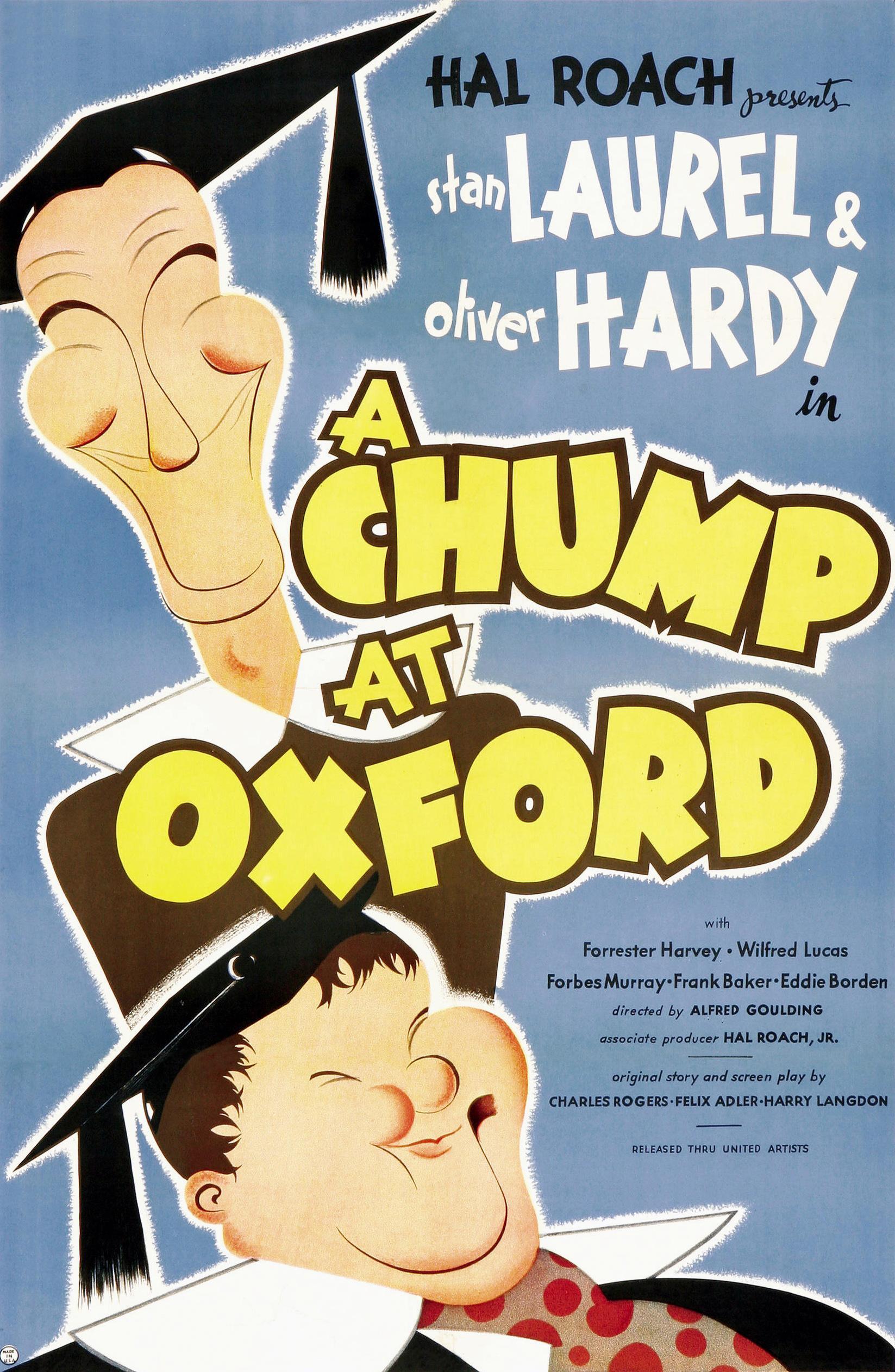 Постер фильма Chump at Oxford