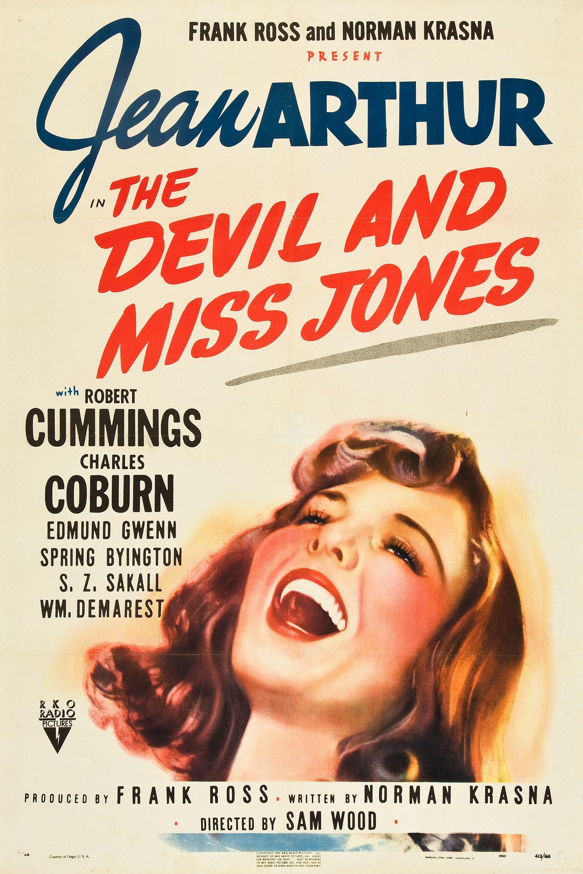 Постер фильма Дьявол и мисс Джонс | Devil and Miss Jones