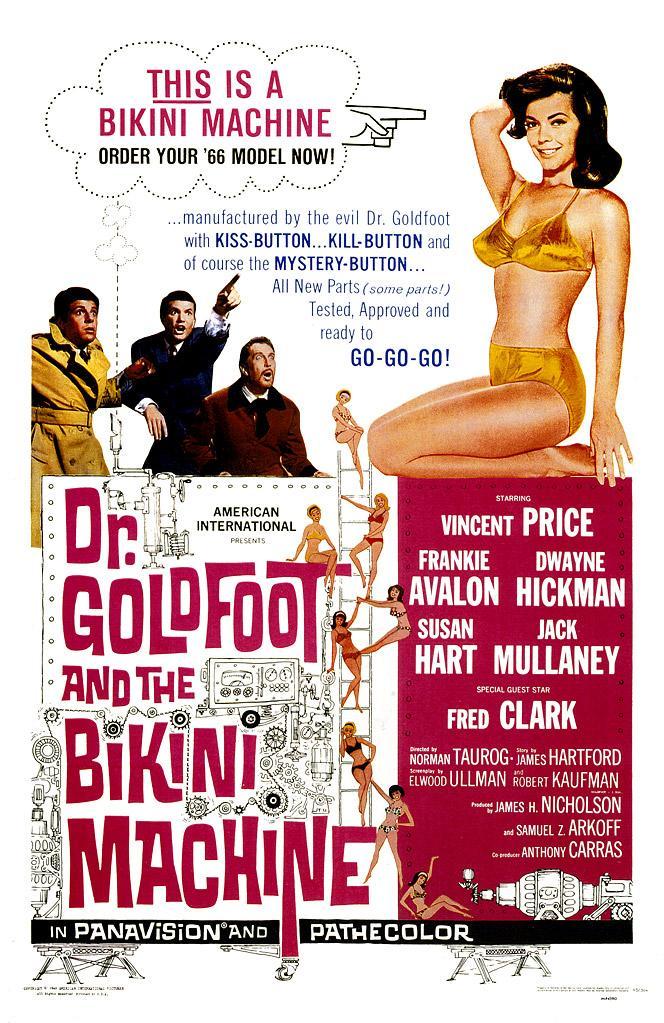 Постер фильма Доктор Голдфут и бикини-машины | Dr. Goldfoot and the Bikini Machine