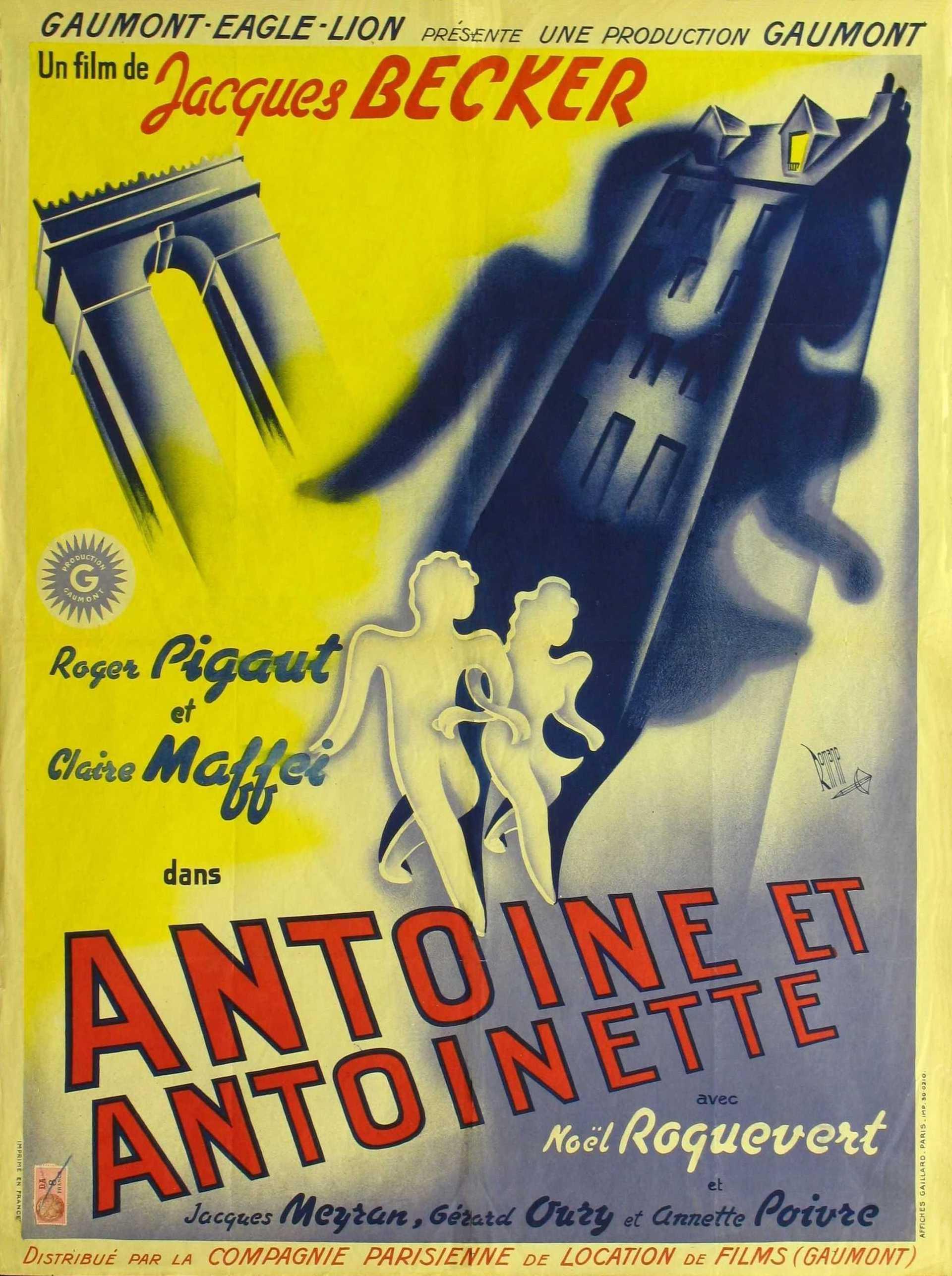 Постер фильма Антуан и Антуанетта | Antoine et Antoinette