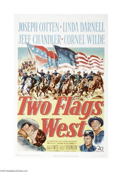 Постер фильма Два флага Запада | Two Flags West