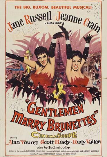 Постер фильма Джентльмены женятся на брюнетках | Gentlemen Marry Brunettes