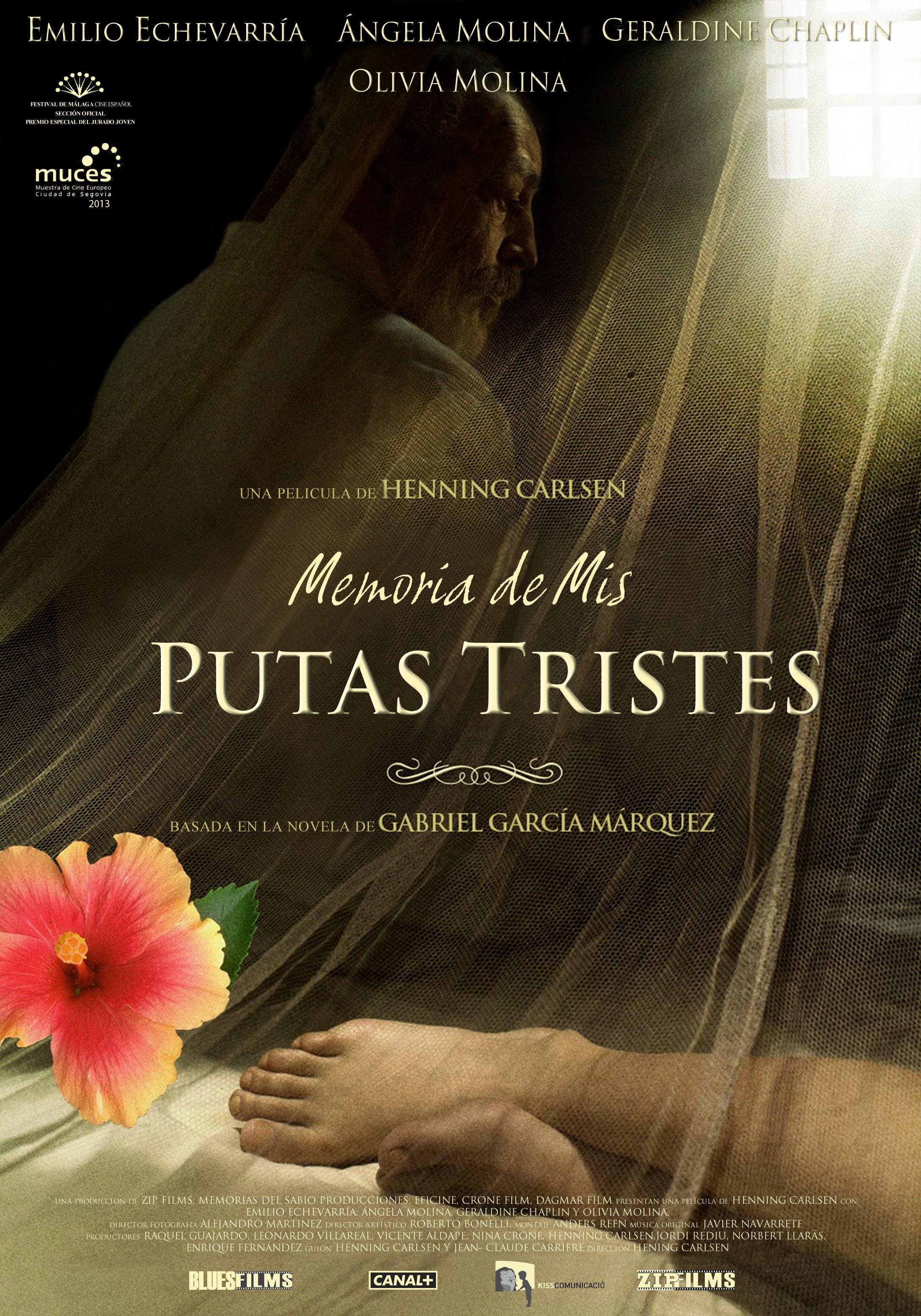 Постер фильма Вспоминая моих печальных шлюх | Memoria de mis putas tristes