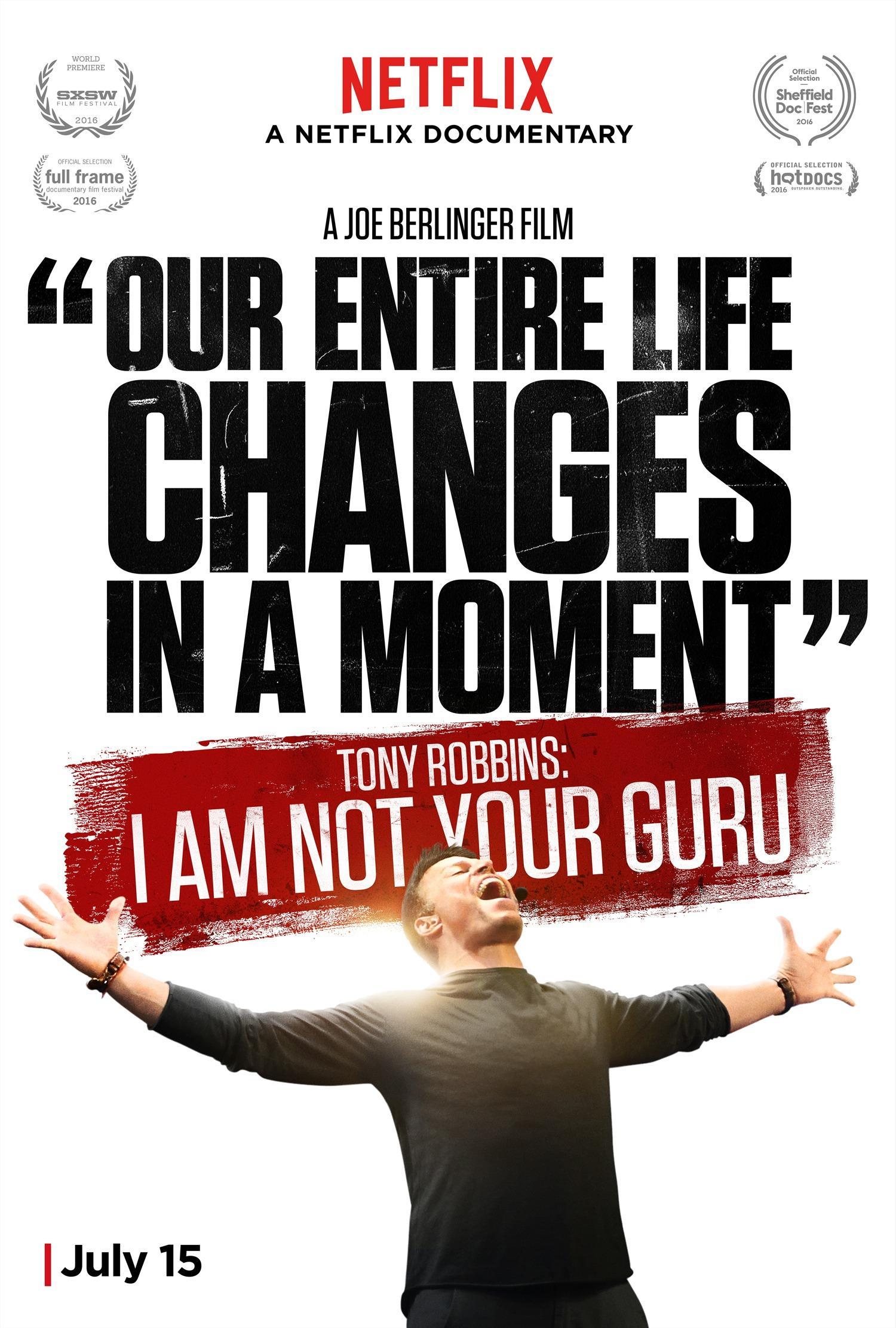 Постер фильма Tony Robbins: I Am Not Your Guru