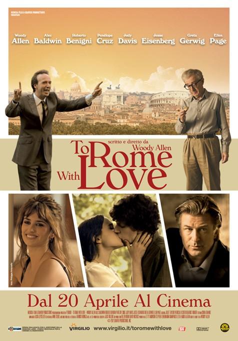 Постер фильма Римские приключения | To Rome with Love