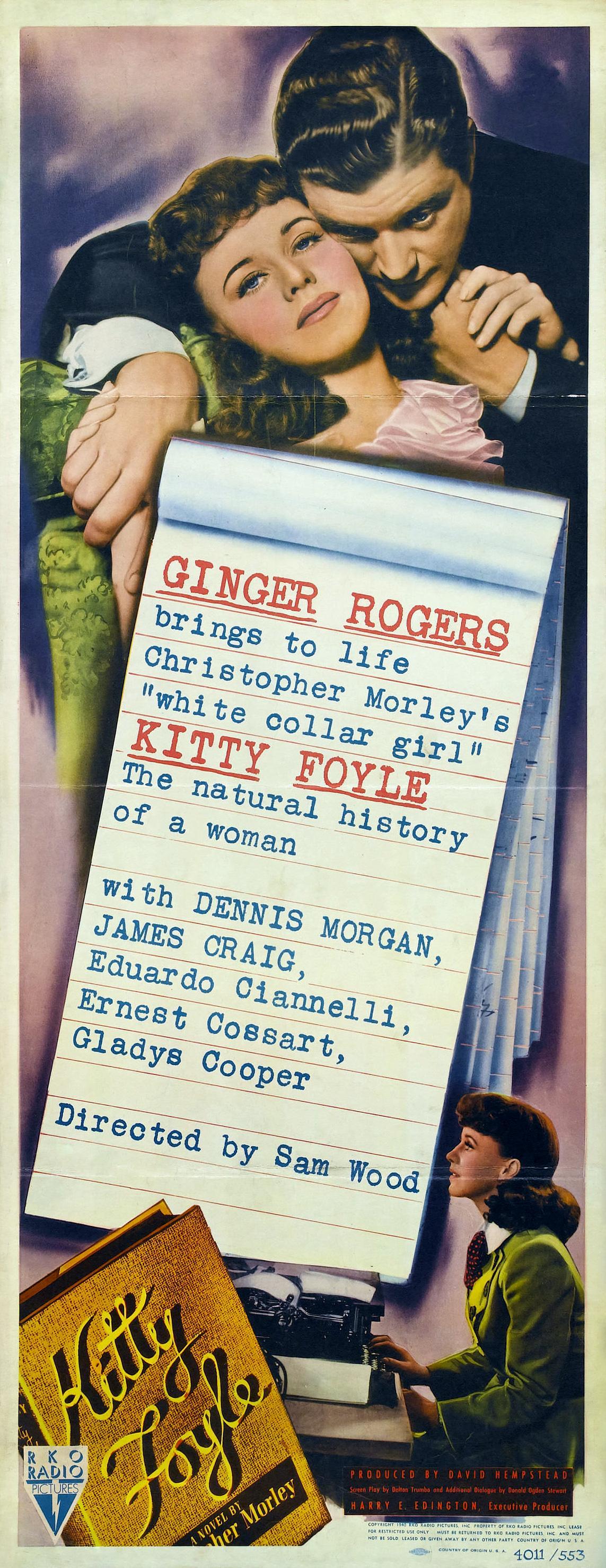 Постер фильма Китти Фойл: Настоящая история женщины | Kitty Foyle