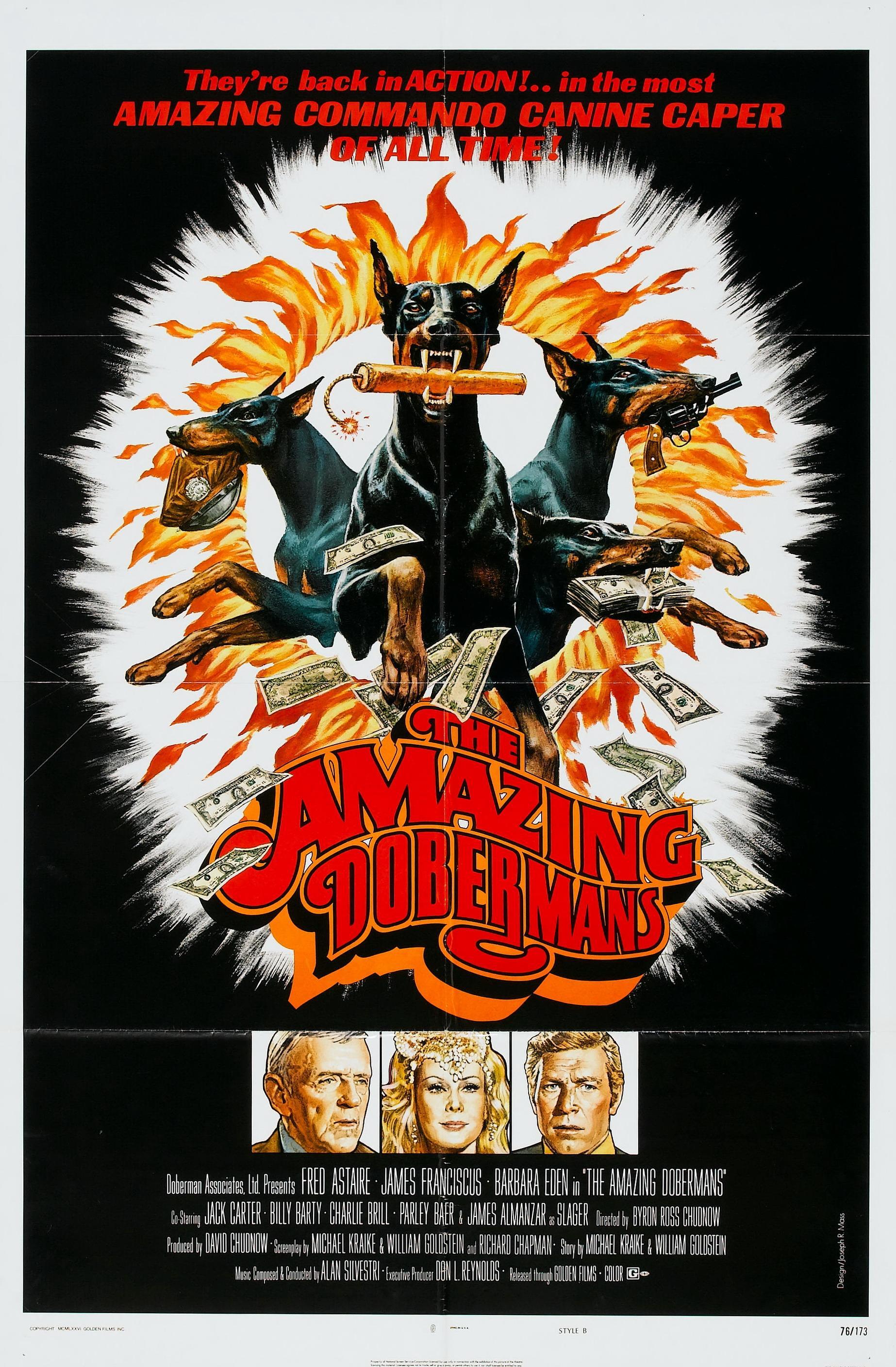 Постер фильма Отважные доберманы | Amazing Dobermans