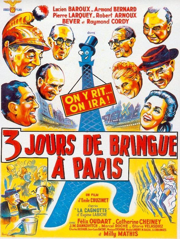 Постер фильма Trois jours de bringue à Paris