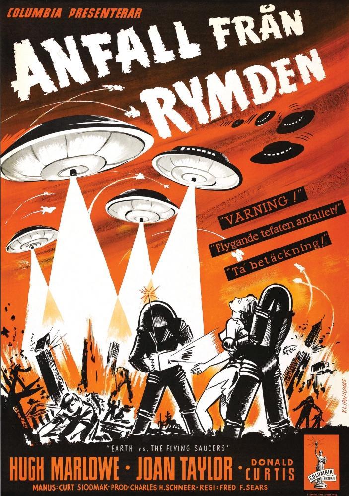 Постер фильма Earth vs. the Flying Saucers