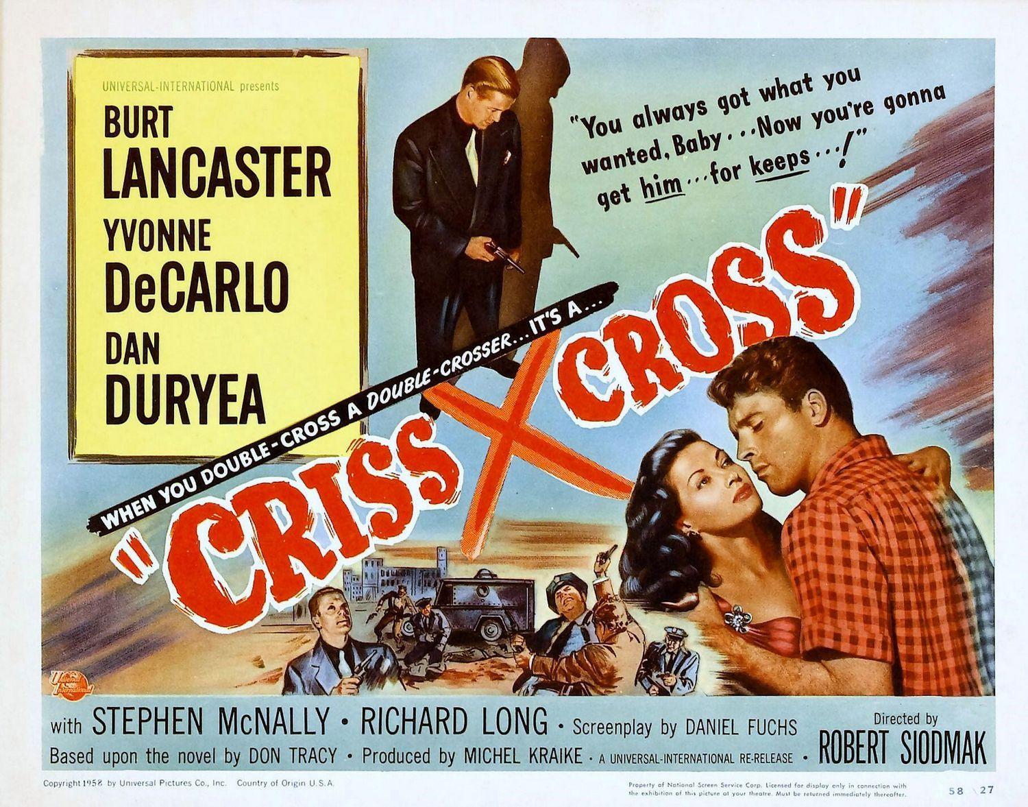 Постер фильма Крест - накрест | Criss Cross