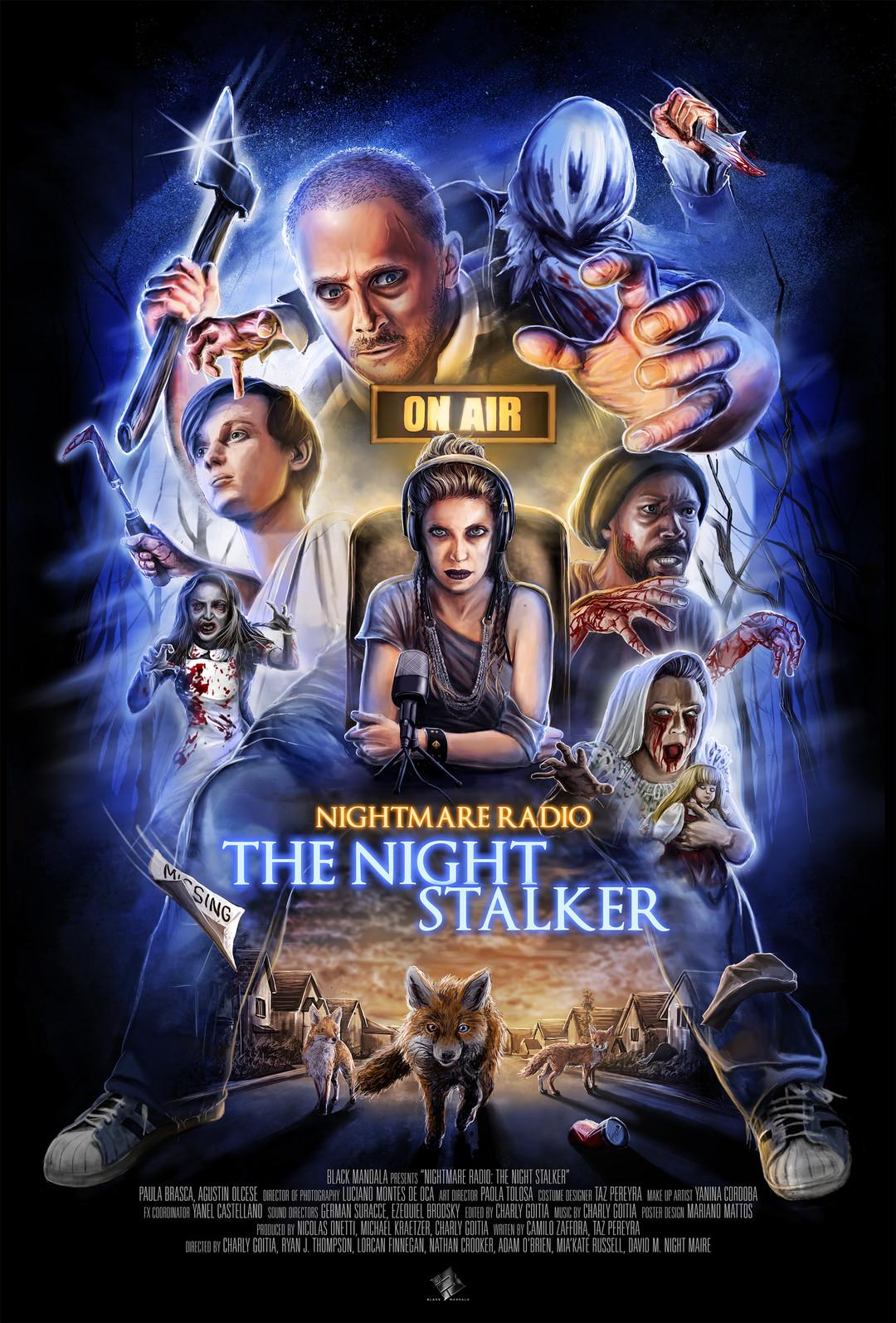 Постер фильма Радио ужасов: Ночной сталкер | Nightmare Radio: The Night Stalker