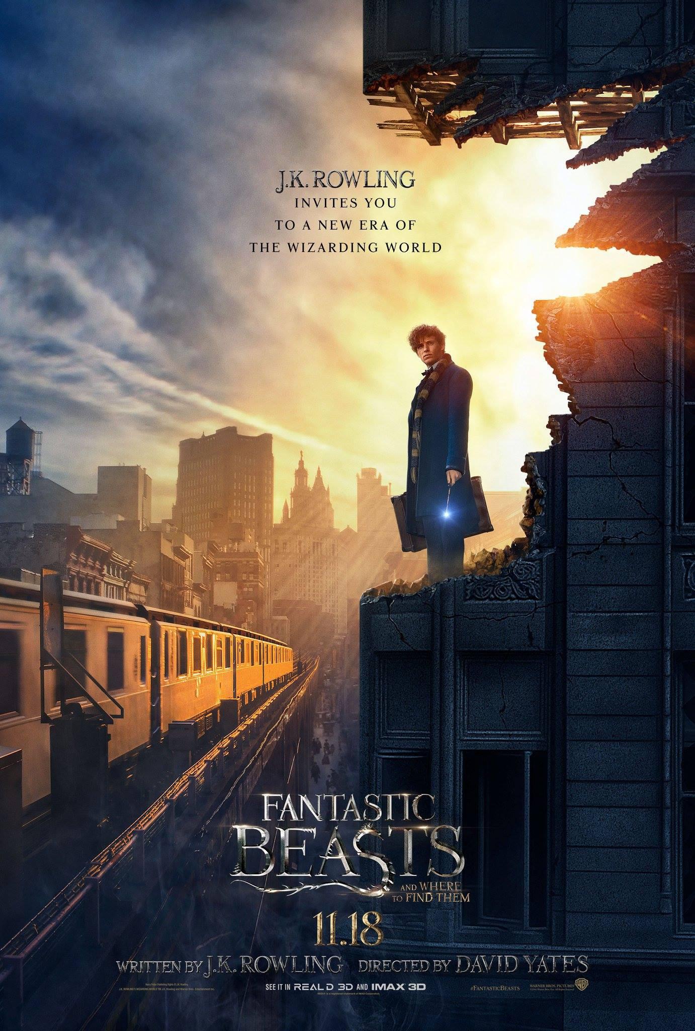 Постер фильма Фантастические твари и где они обитают | Fantastic Beasts and Where to Find Them