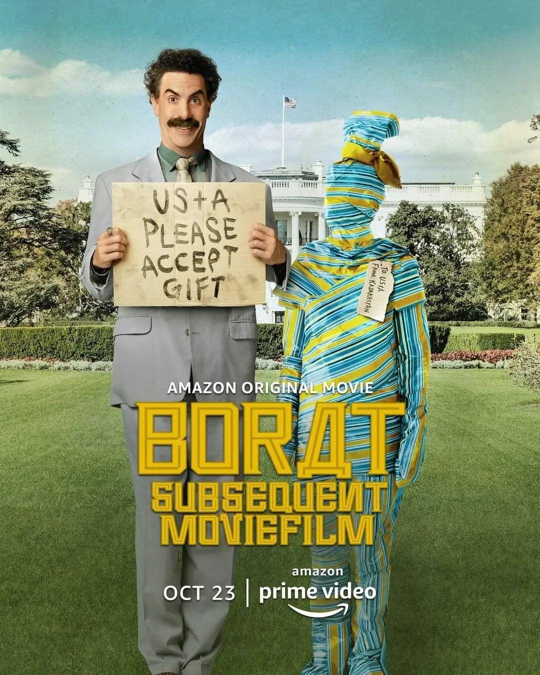 Постер фильма Борат 2 | Borat Subsequent Moviefilm: Delivery of Prodigious Bribe to American Regime for Make Benefit Once Glorious Nation of Kazakhstan