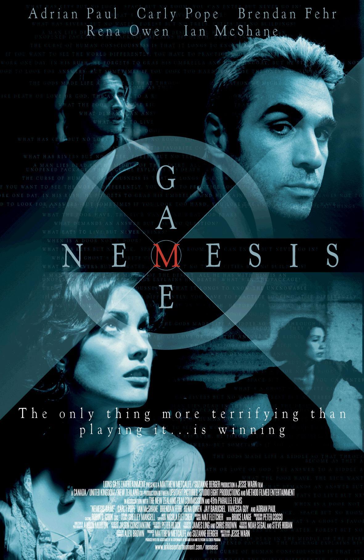 Постер фильма Игра возмездия | Nemesis Game