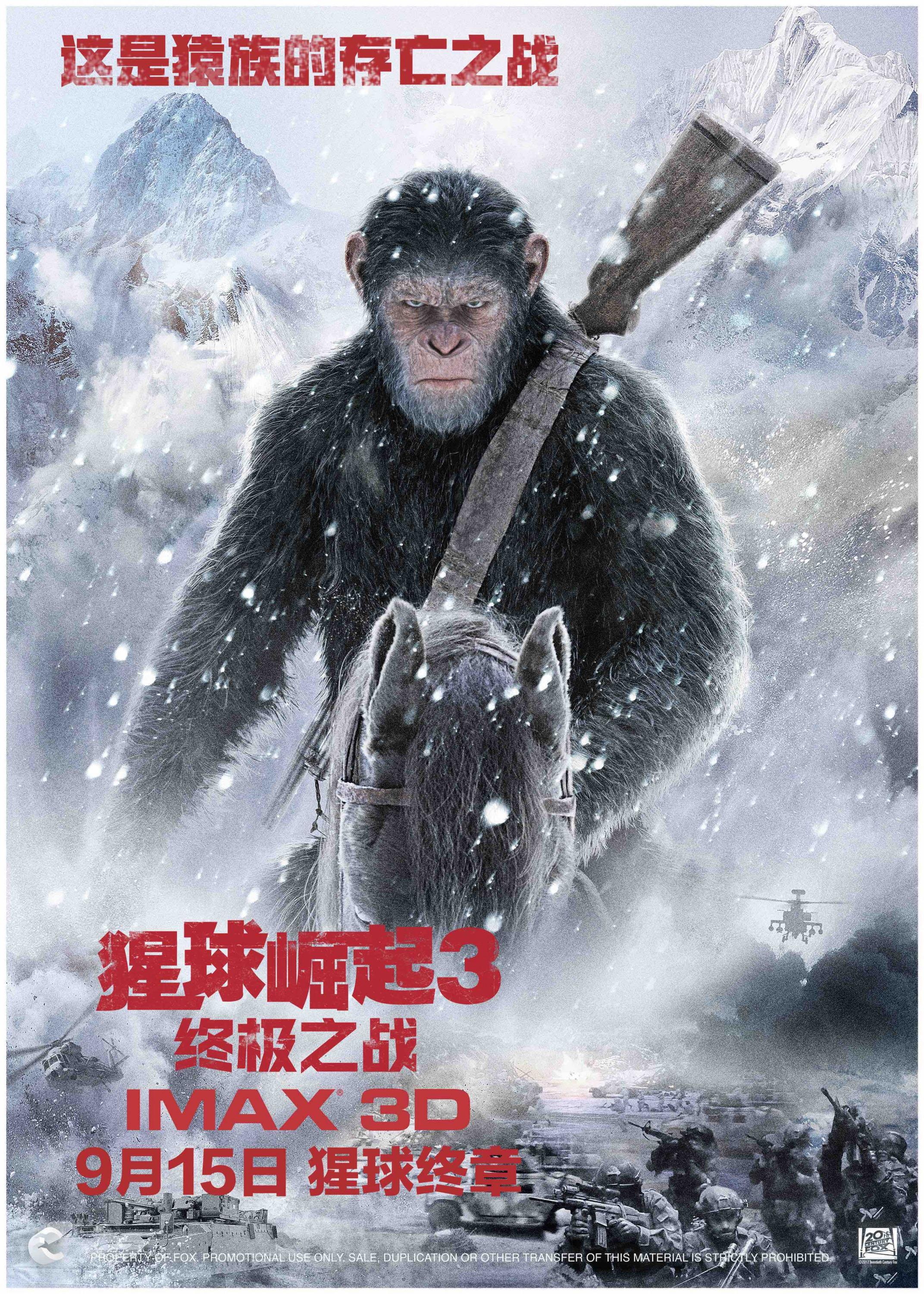 Постер #215637 для фильма Планета обезьян: Война | War for the Planet of  the Apes | KINOMANIA.RU