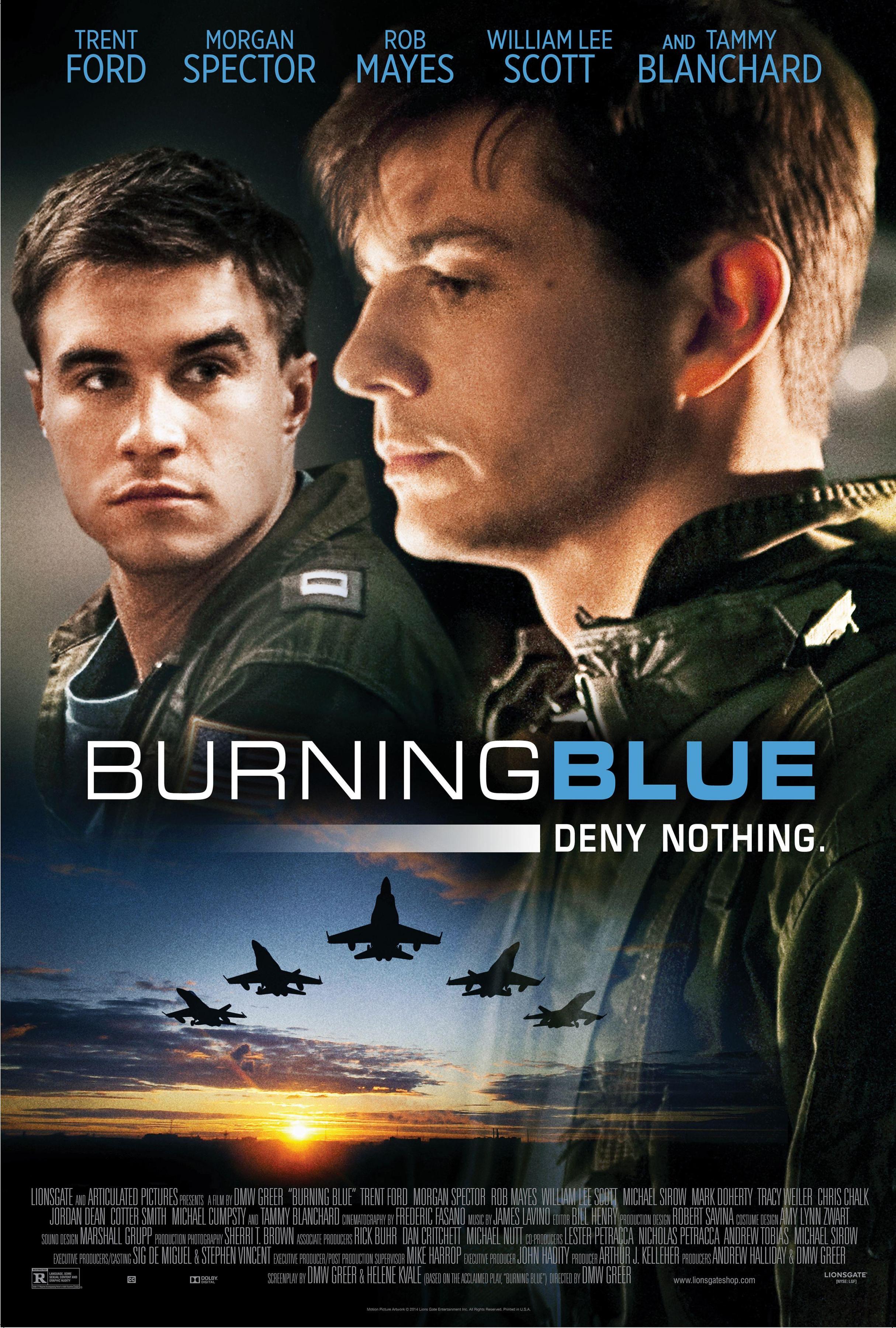Постер фильма Горящая синева | Burning Blue