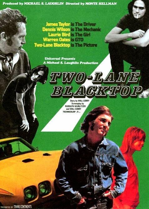 Постер фильма Двухполосное шоссе | Two-Lane Blacktop