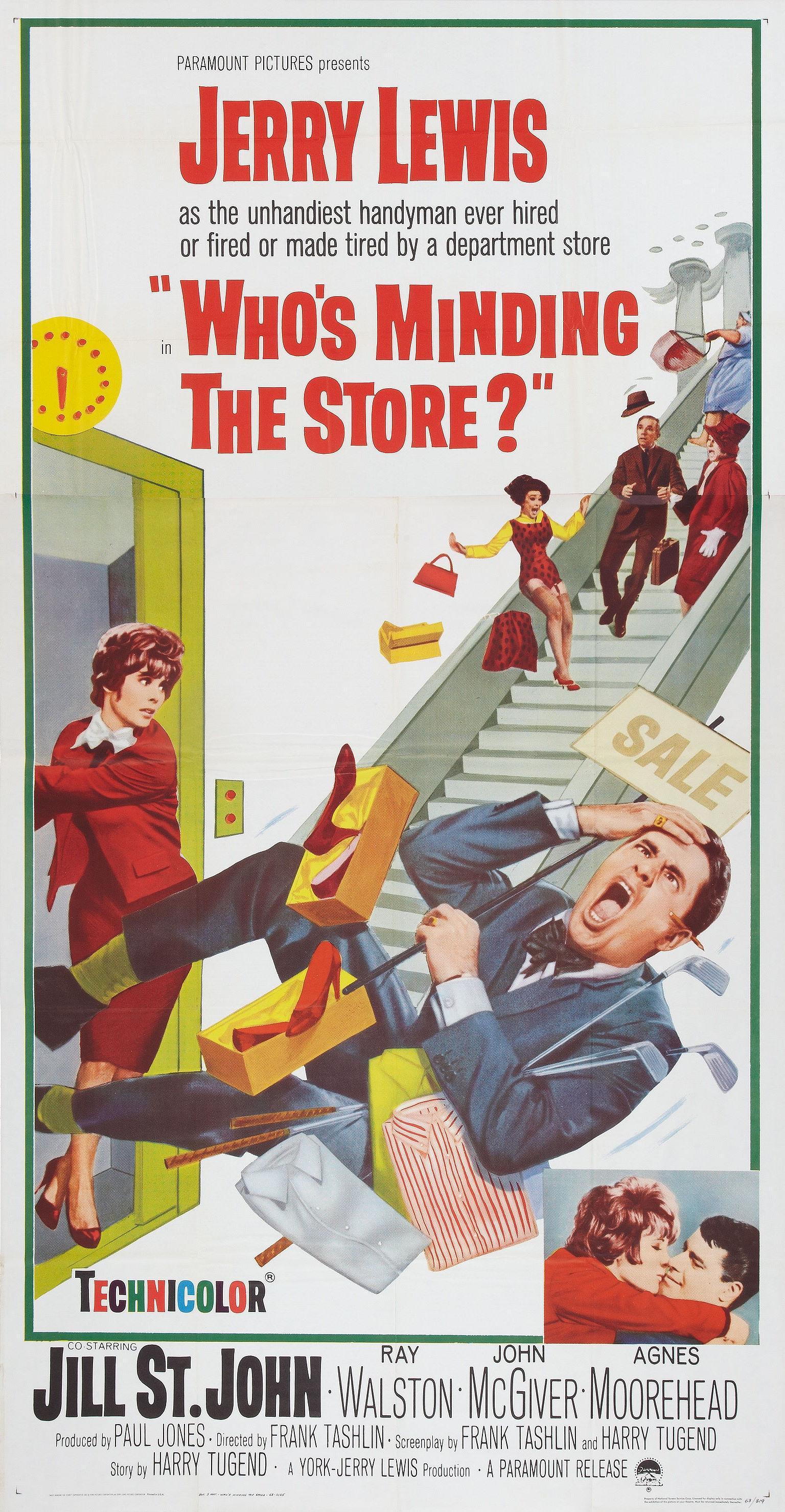 Постер фильма Кто позаботится о магазине? | Who's Minding the Store?