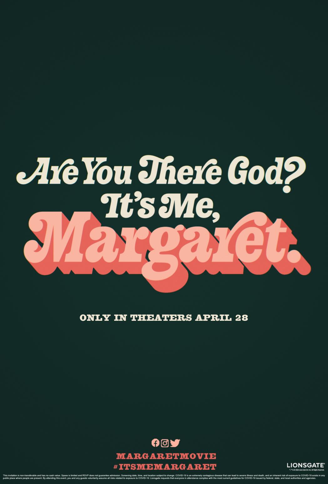 Постер фильма Ты здесь, Бог? Это я, Маргарет | Are You There God? It's Me, Margaret