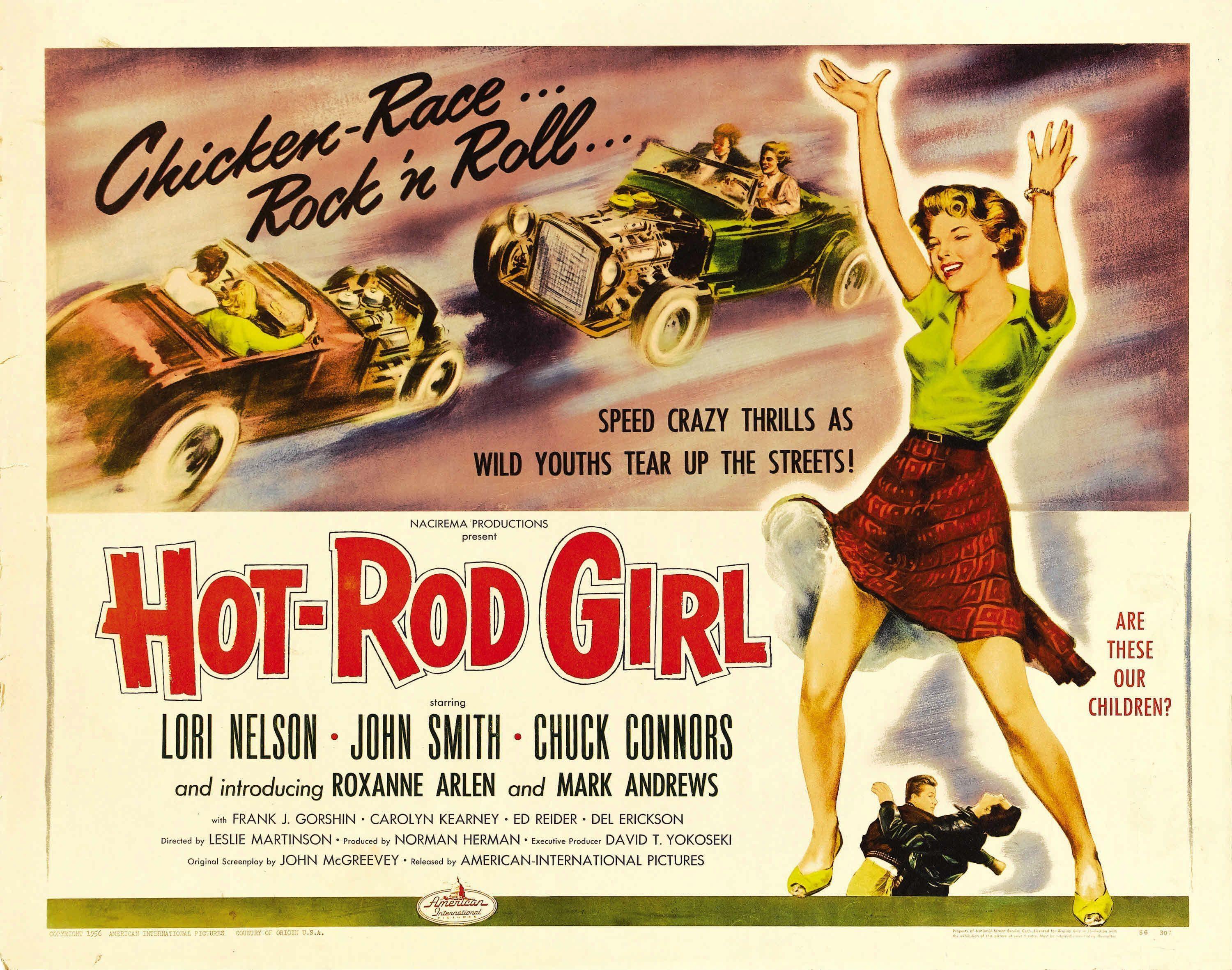 Постер фильма Hot Rod Girl