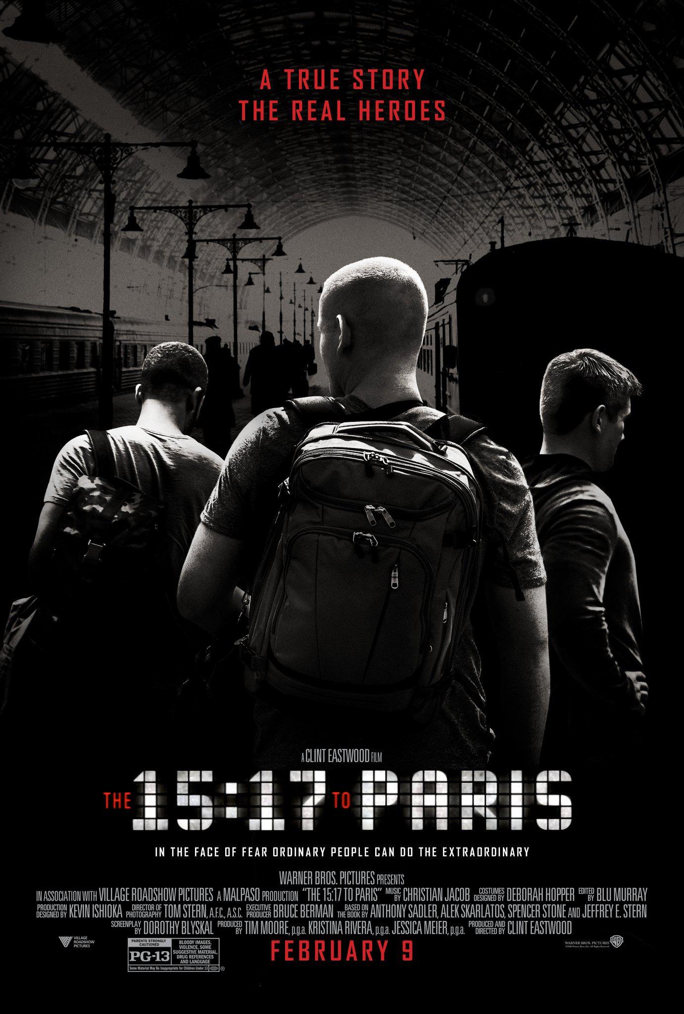 Постер фильма Поезд на Париж | The 15:17 to Paris 