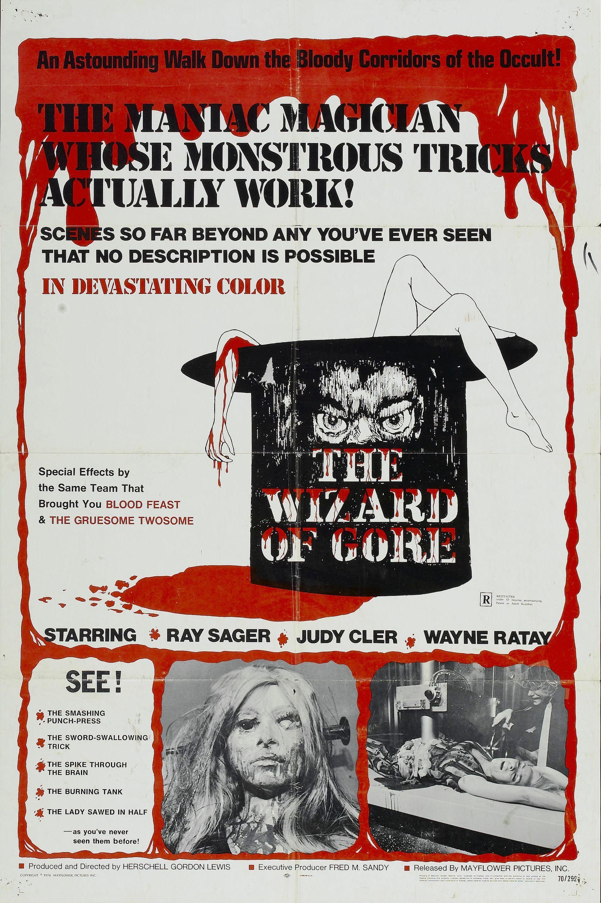 Постер фильма Кудесник крови | Wizard of Gore