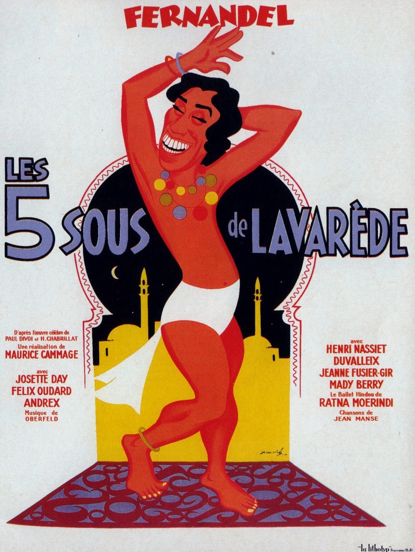Постер фильма Пять су Лавареда | Les cinq sous de Lavarède