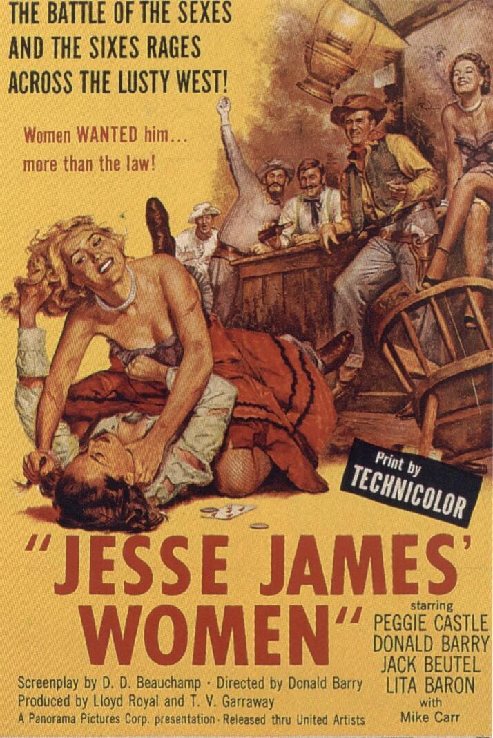Постер фильма Jesse James' Women