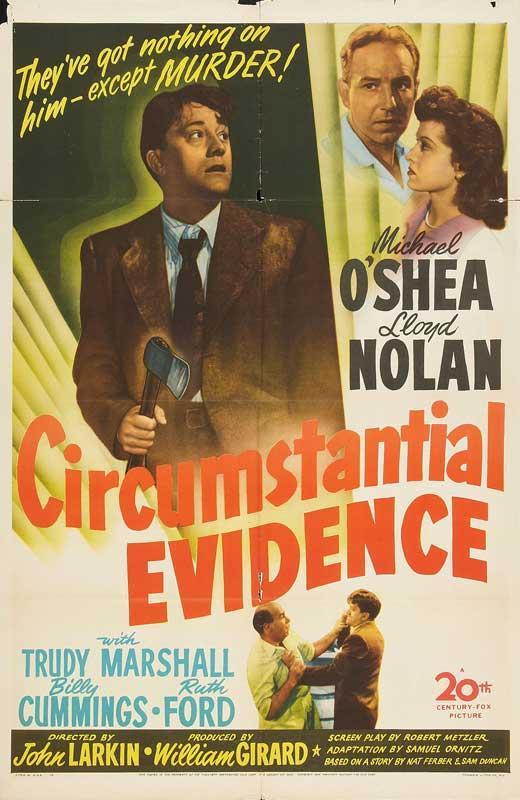 Постер фильма Circumstantial Evidence