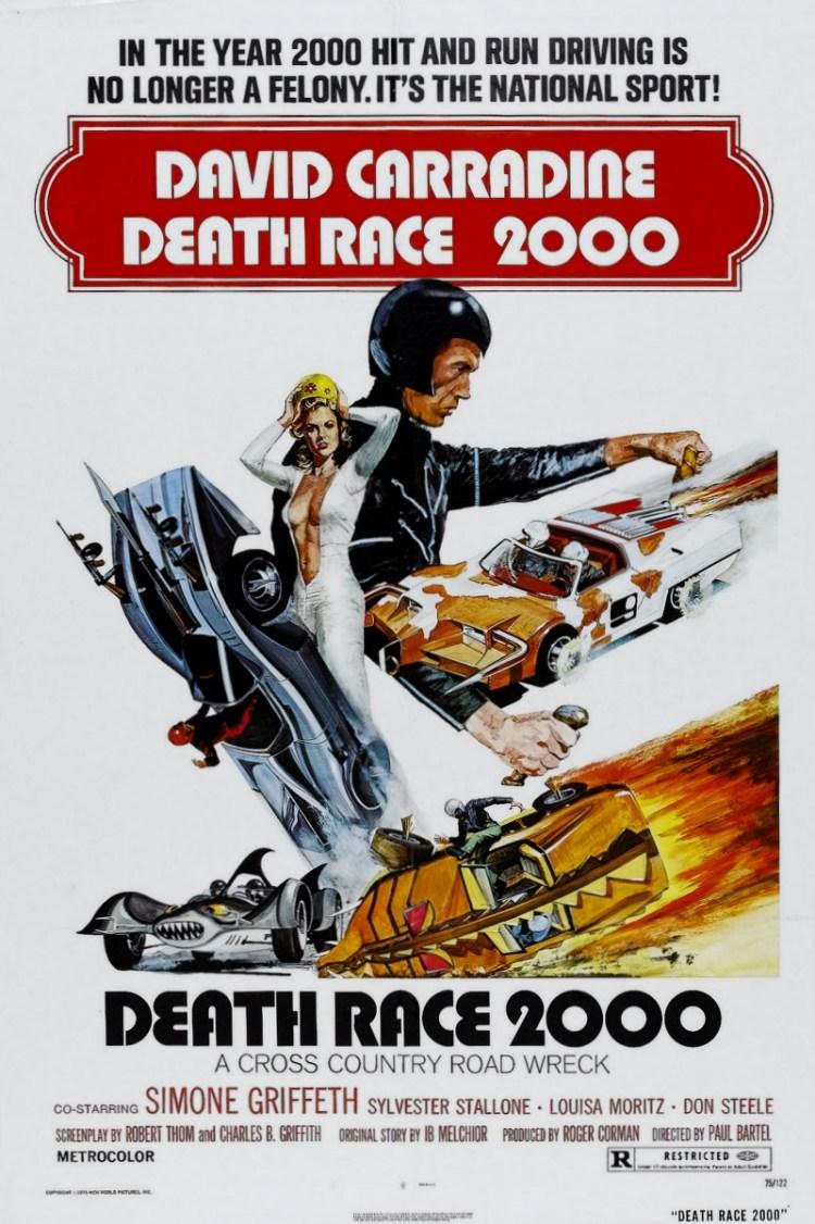 Постер фильма Смертельные гонки 2000 года | Death Race 2000