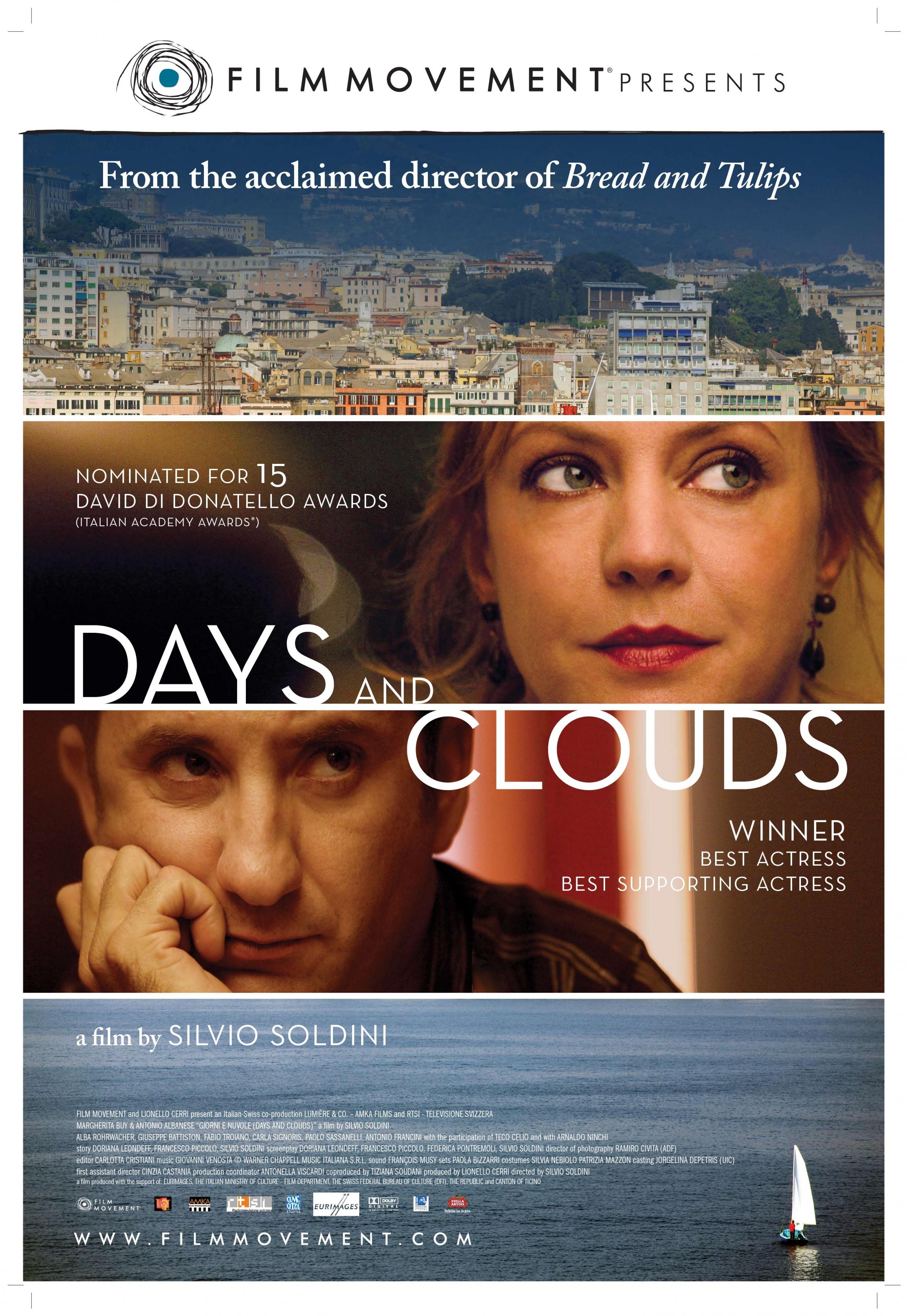 Постер фильма Дни и облака | Giorni e nuvole