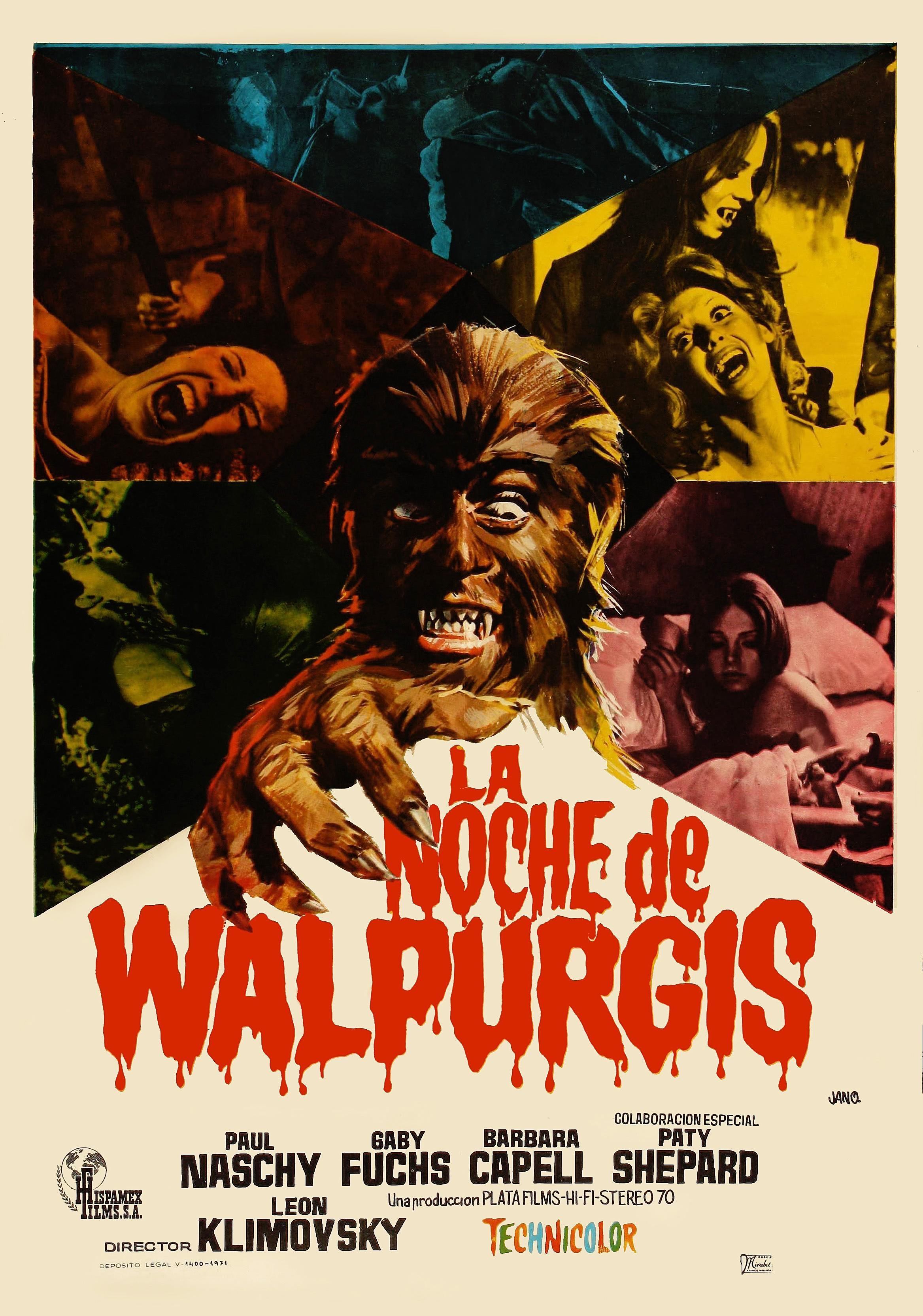 Постер фильма noche de Walpurgis