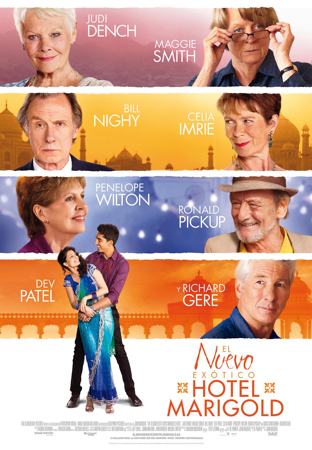 Постер фильма Отель «Мэриголд». Заселение продолжается | Second Best Exotic Marigold Hotel