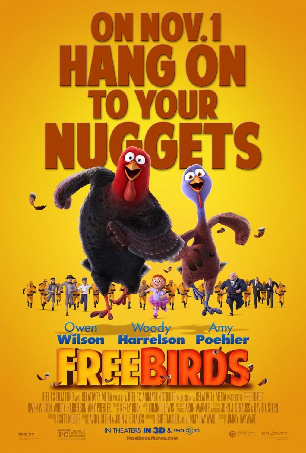 Постер фильма Индюки: назад в будущее 3D | Free Birds