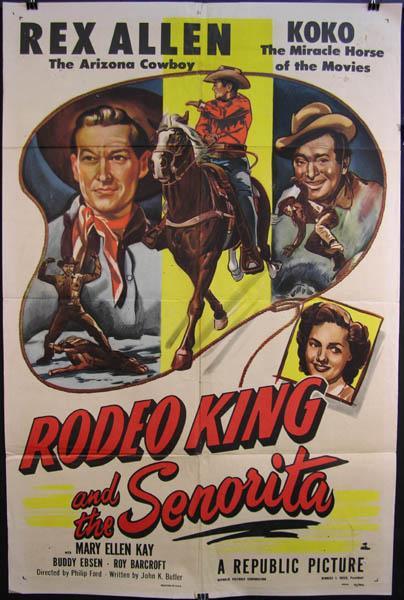 Постер фильма Rodeo King and the Senorita