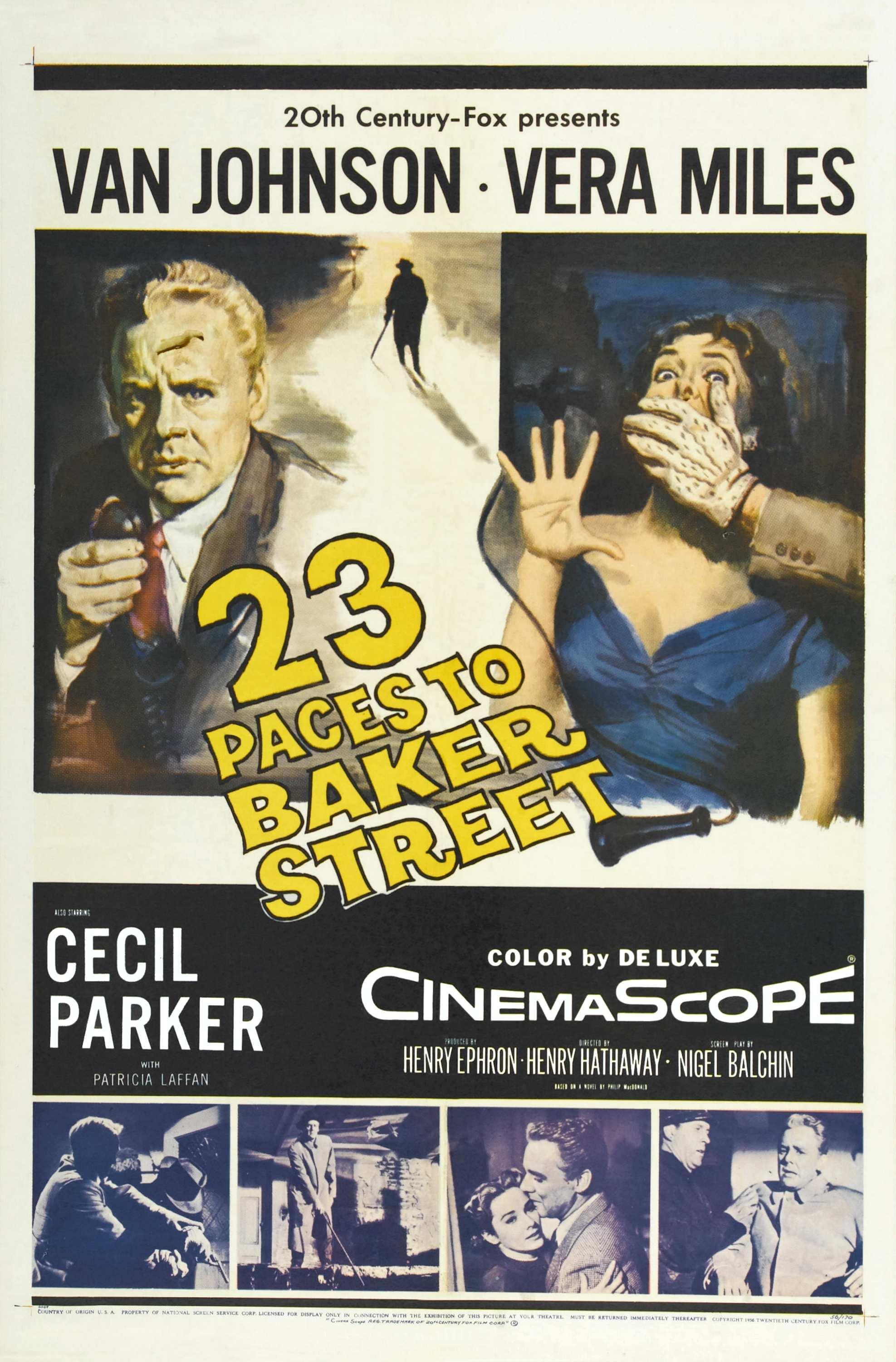 Постер фильма 23 шага по Бейкер-стрит | 23 Paces to Baker Street